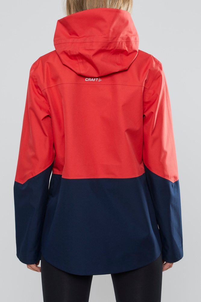 その他 TEN SHT JKT W RED L Women's oversize sweat jacket with elastic band, dark red