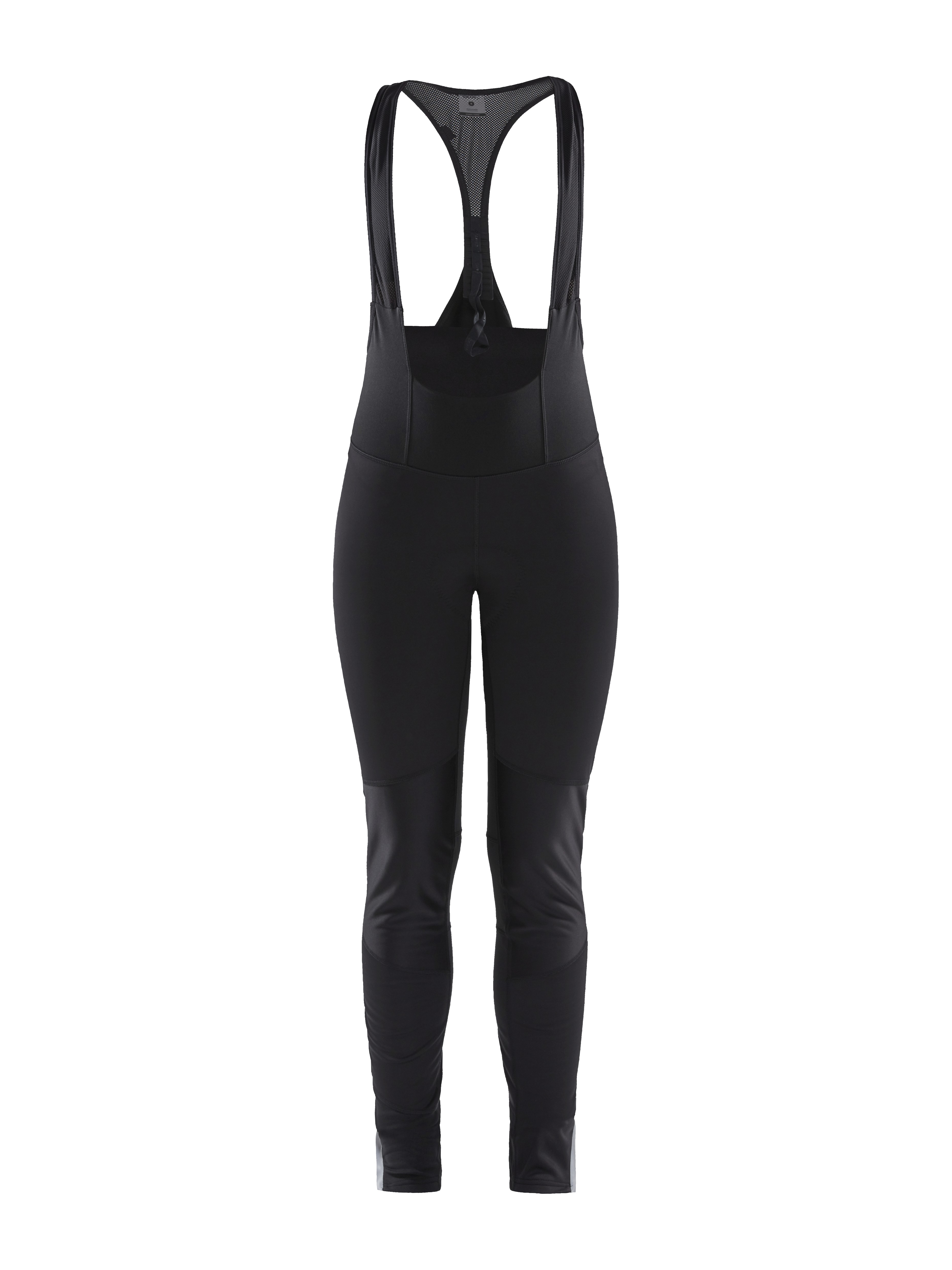 Ideal Pro Wind Bib Tights with pad W | Black | Craft Sportswear