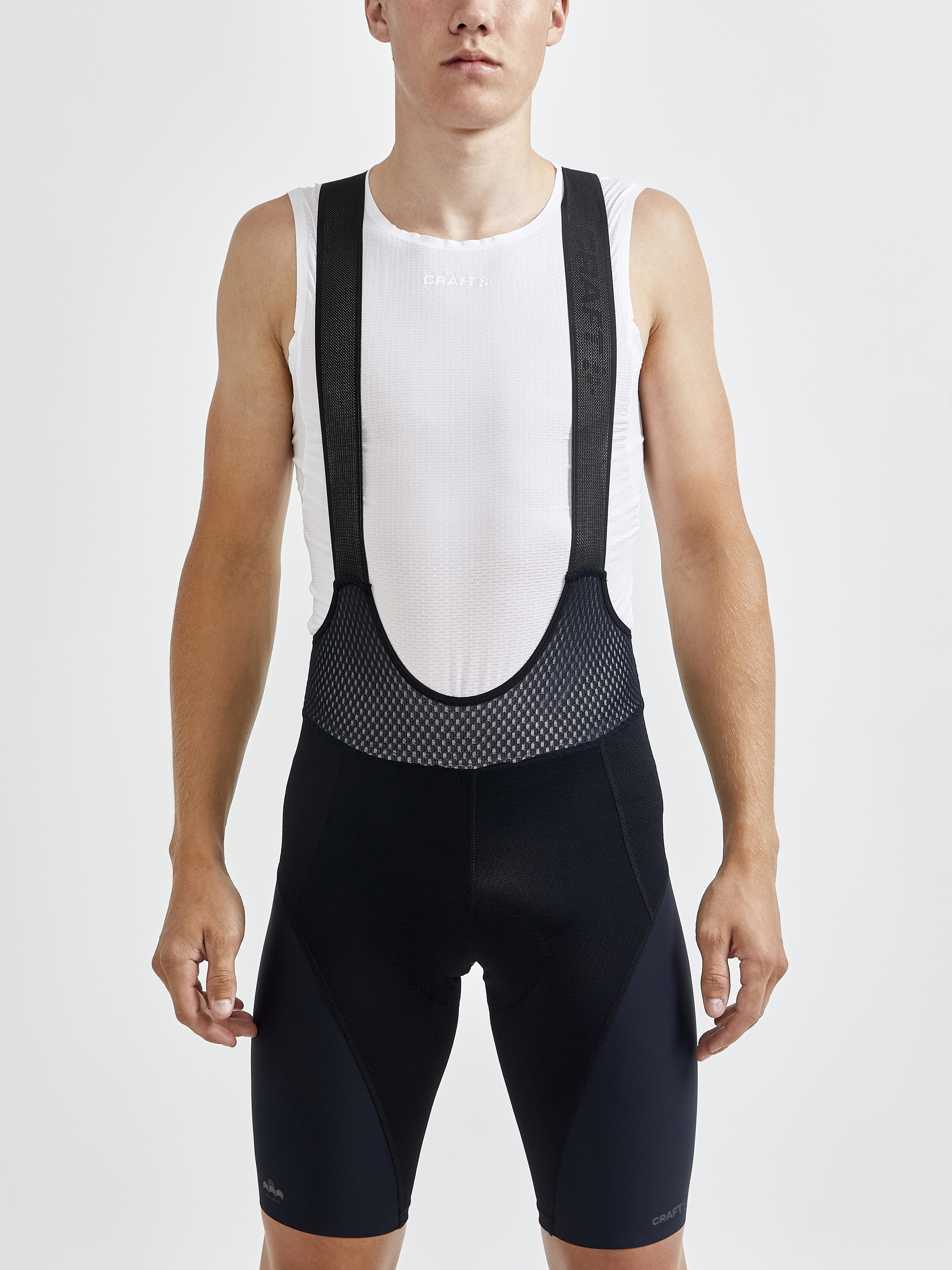 Craft Rise Fietsbroek Kort Zonder Bretels Zwart/Wit Heren koop je bij