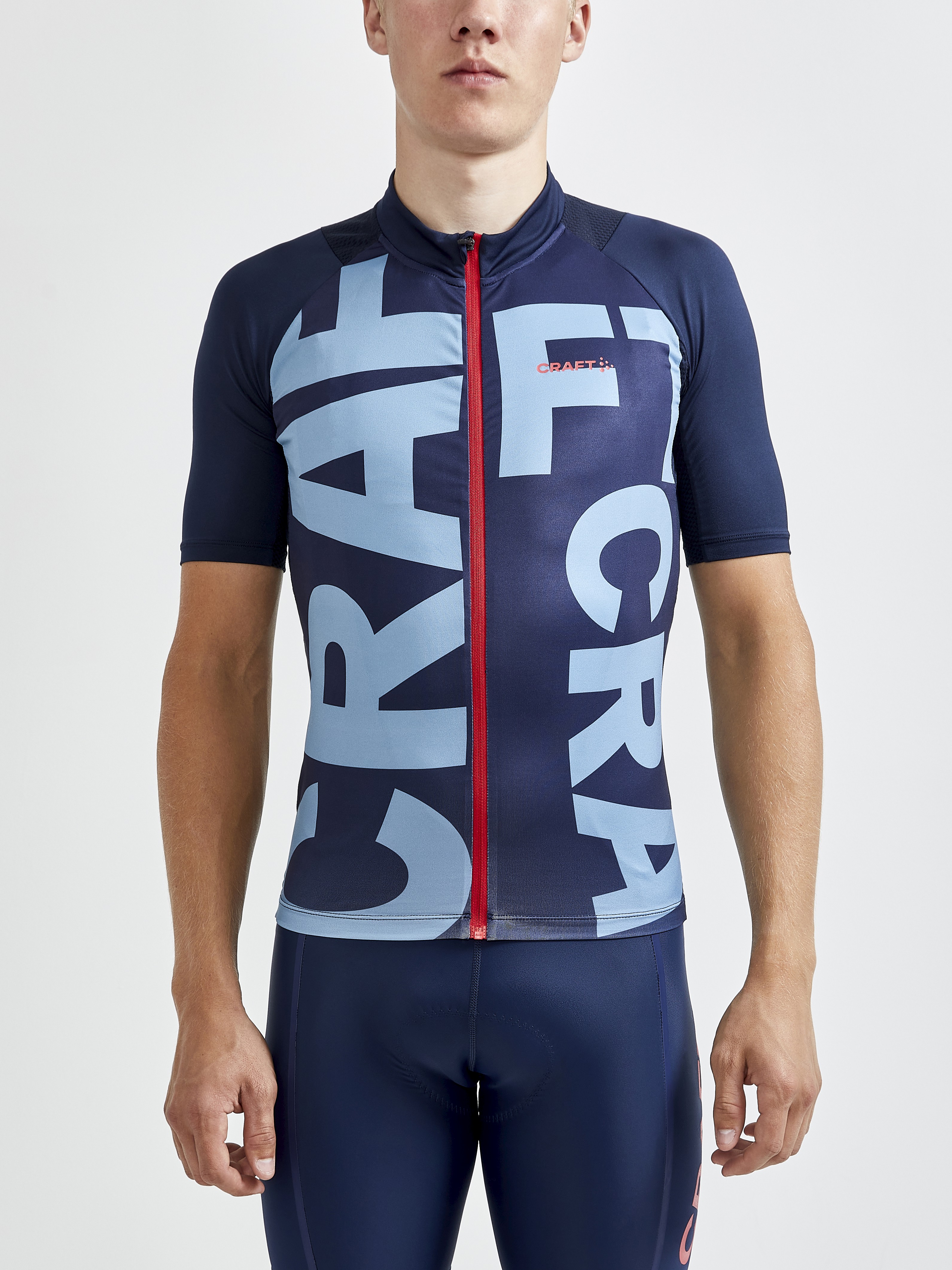 サイクリングウェア　craft ADV Endur Graphic Jersey M | Navy blue | Craft Sportswear