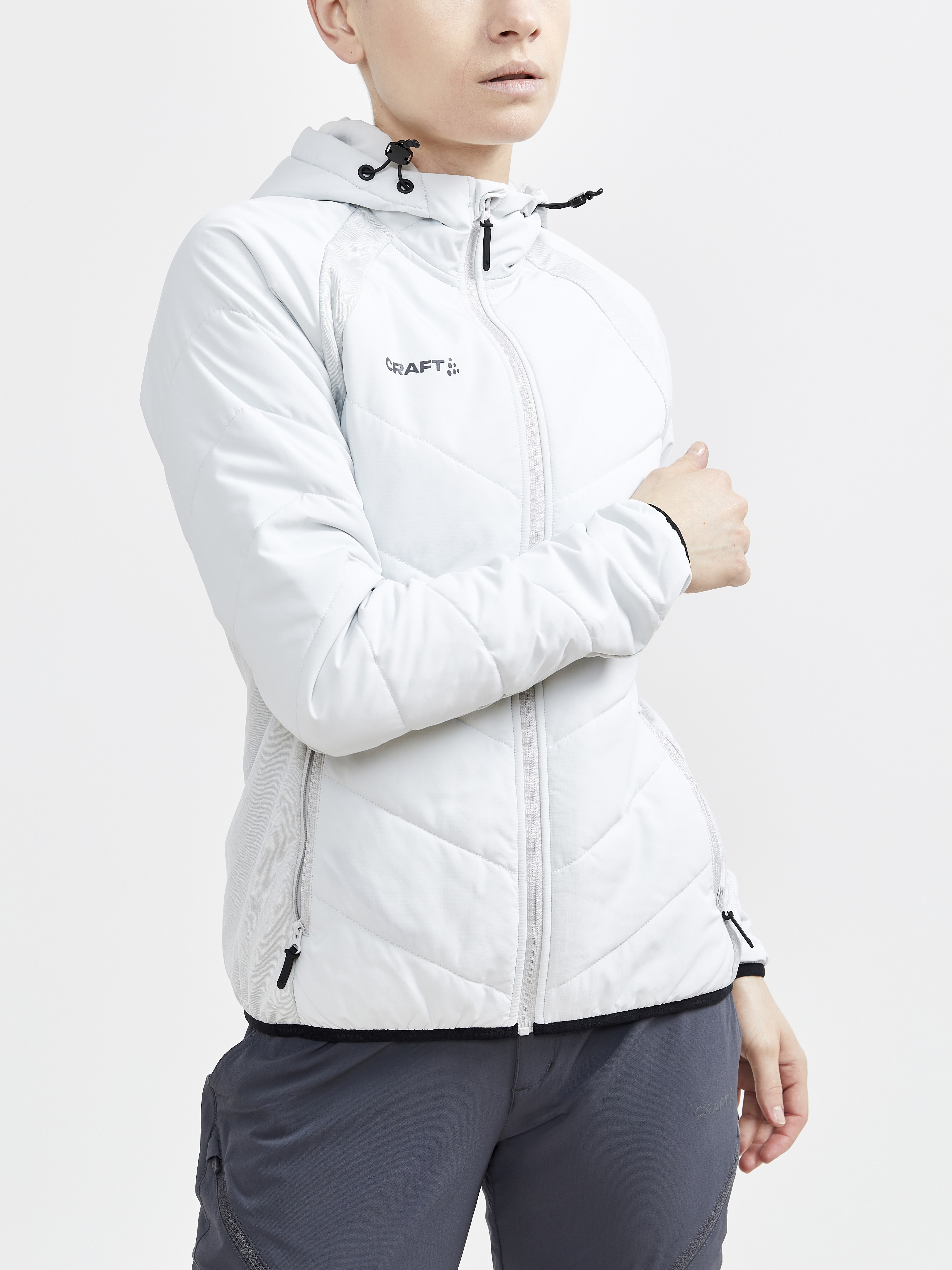[CK SPORT] Womens Hybrid Zip-Up Jacket ★大人気★ Seahuman Women's Sports Jacket Full Zip Workout Running