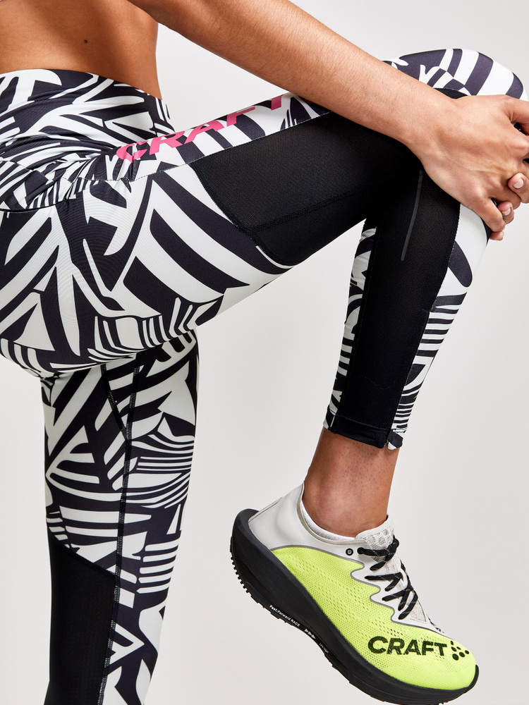 Dazzle Camo Tights W | Grey | Craft Sportswear