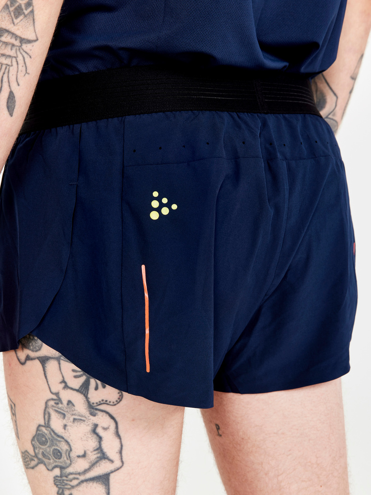 PRO Dazzle Camo Split Shorts M | Navy blue | Craft Sportswear