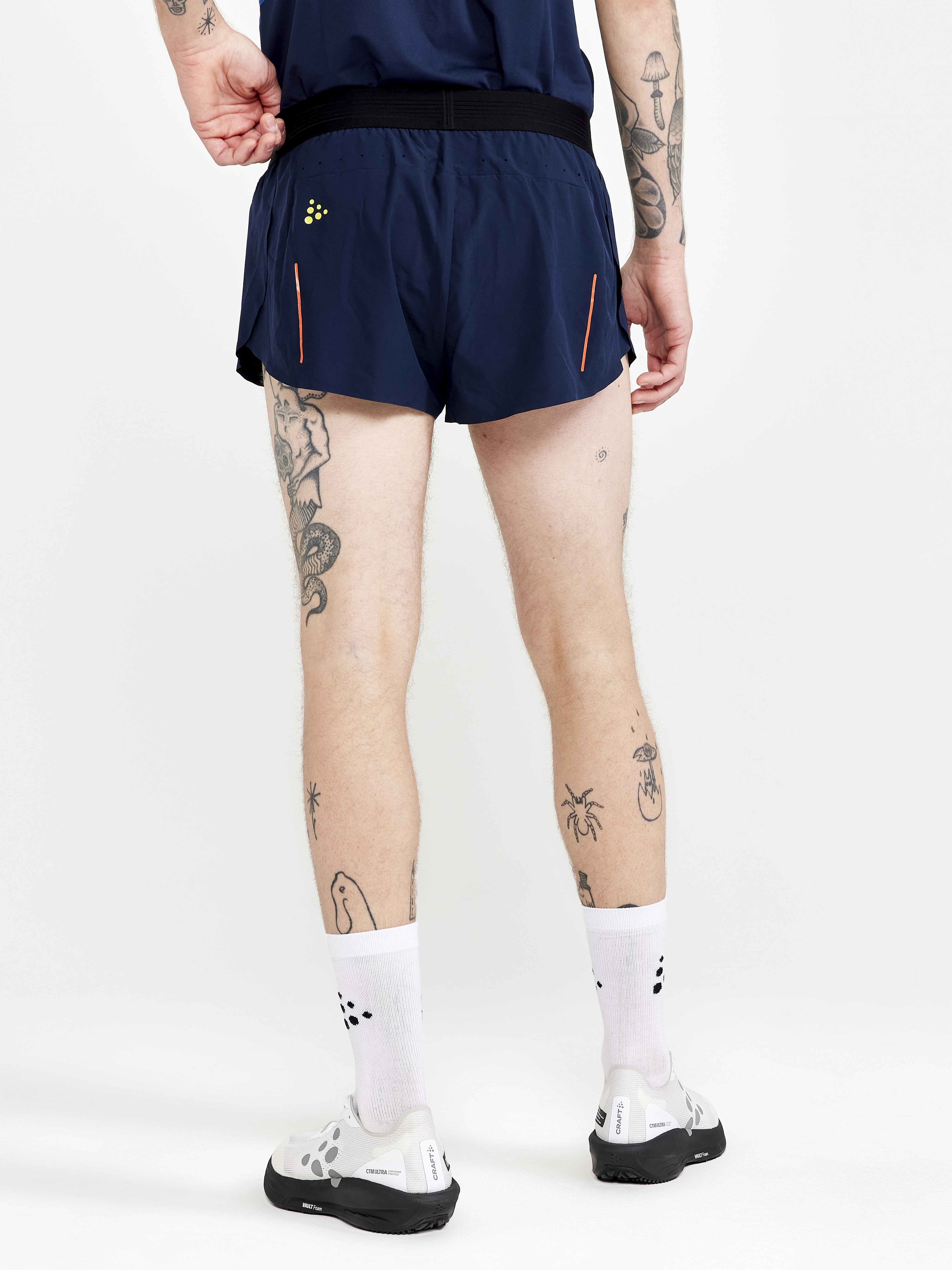 PRO Dazzle Camo Split Shorts M | Navy blue | Craft Sportswear