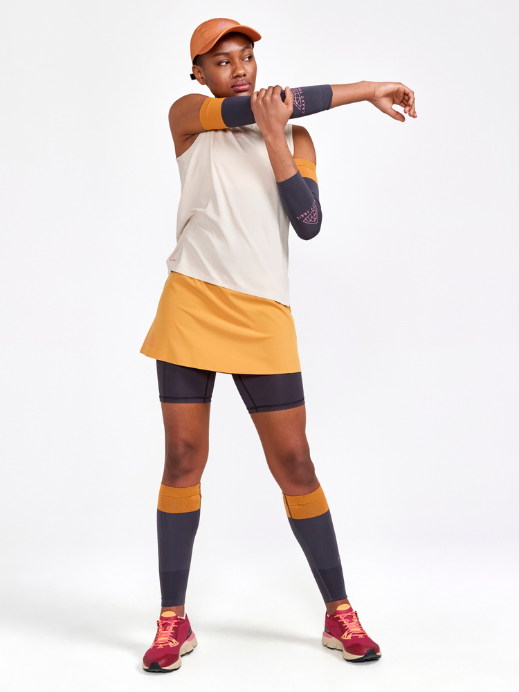 PRO Trail 2in1 Skirt W | Orange | Craft Sportswear