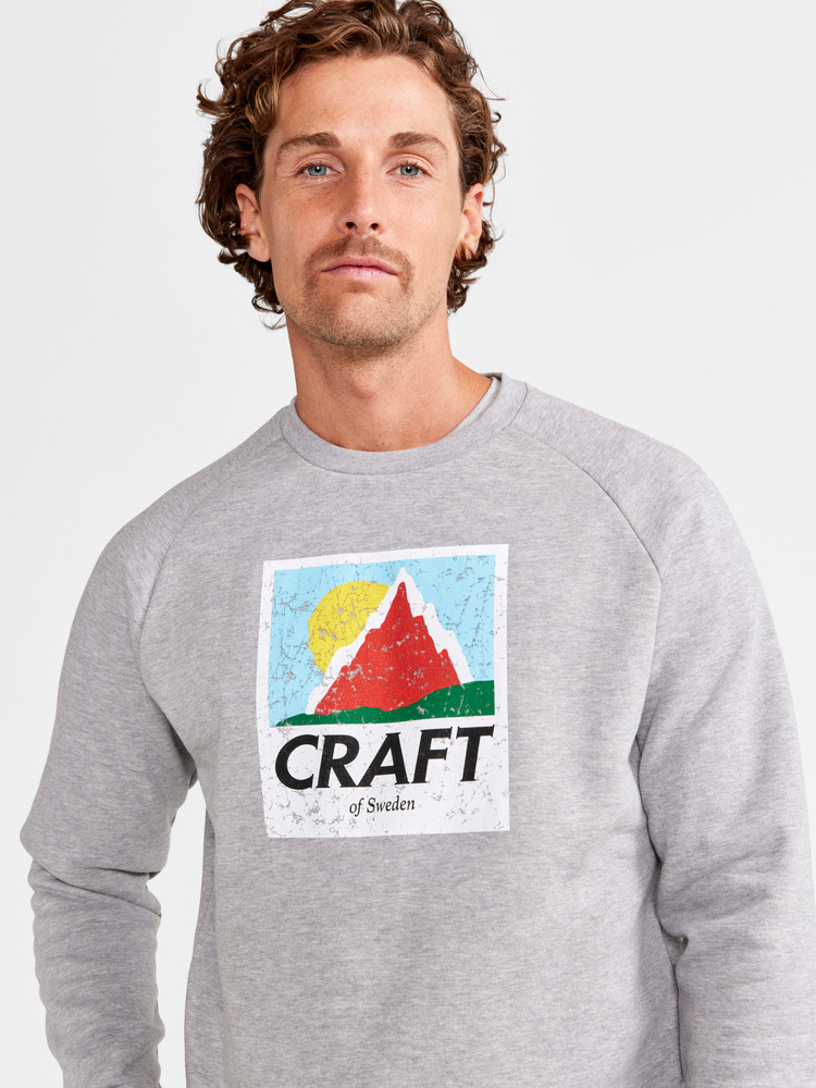 Retro Crew Neck M | Grey | Craft Sportswear