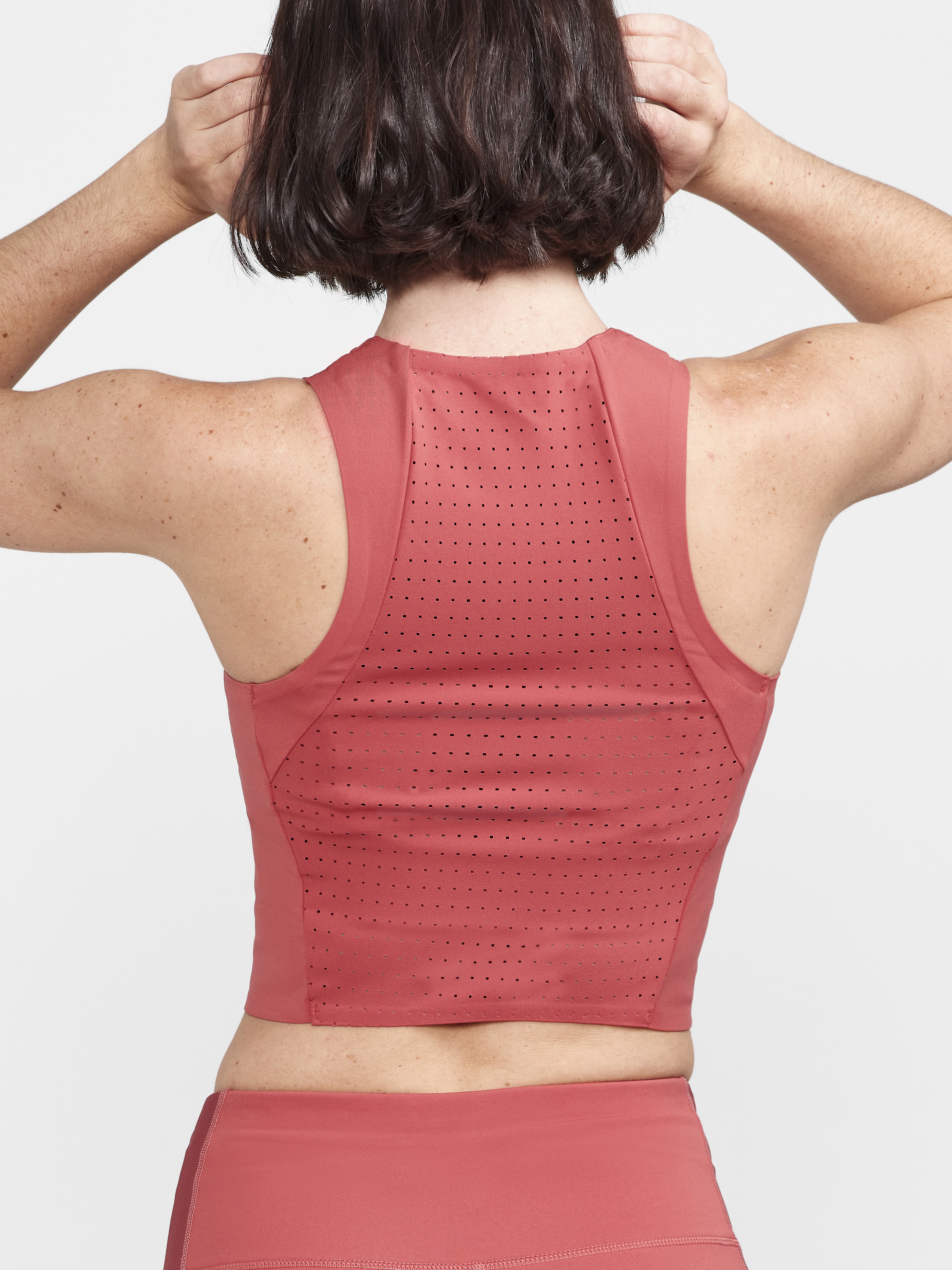 ADV TONE Perforated Tank W | Beige | Craft Sportswear