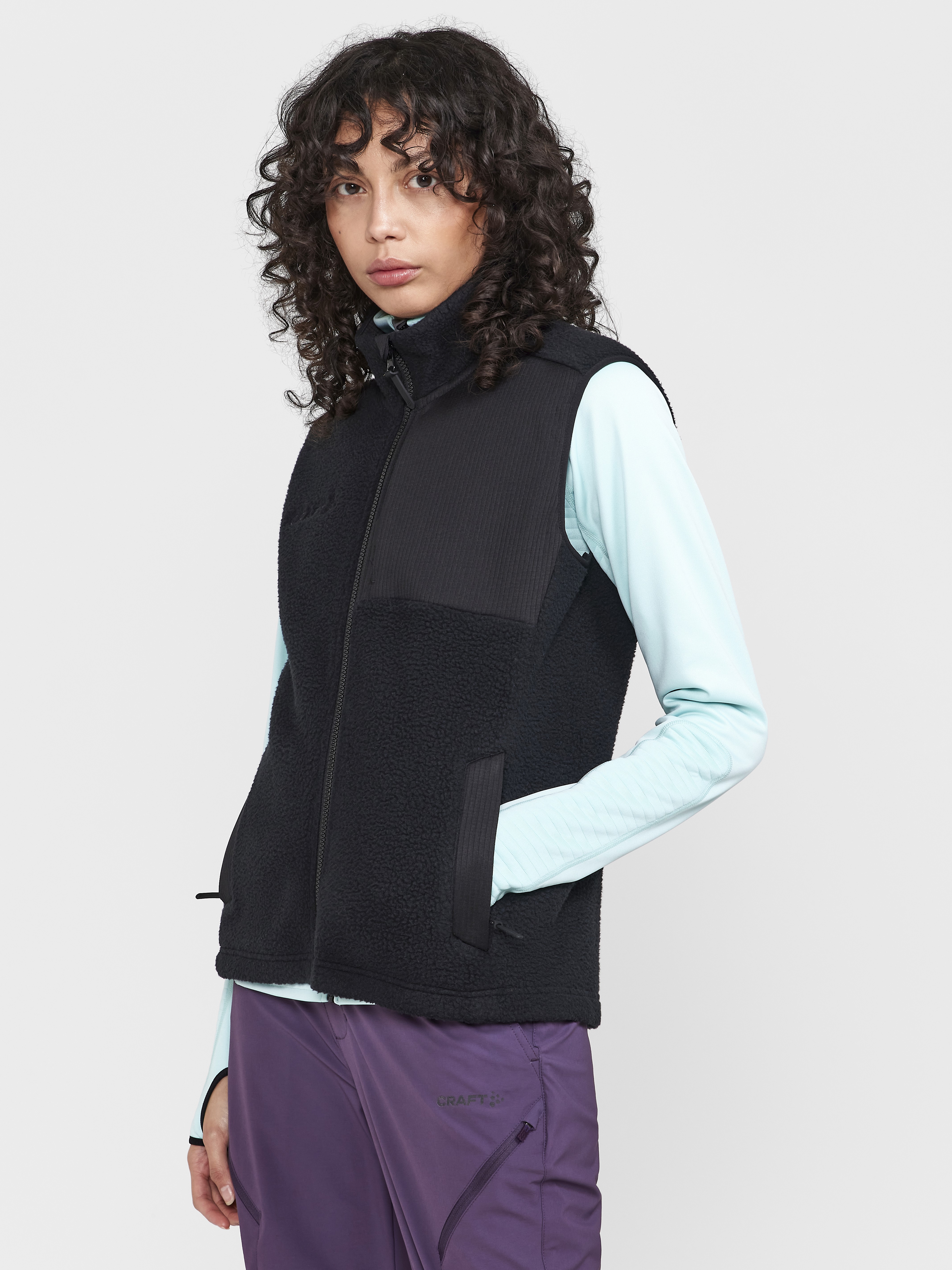ADV Explore Pile Fleece Vest W | Beige | Craft Sportswear