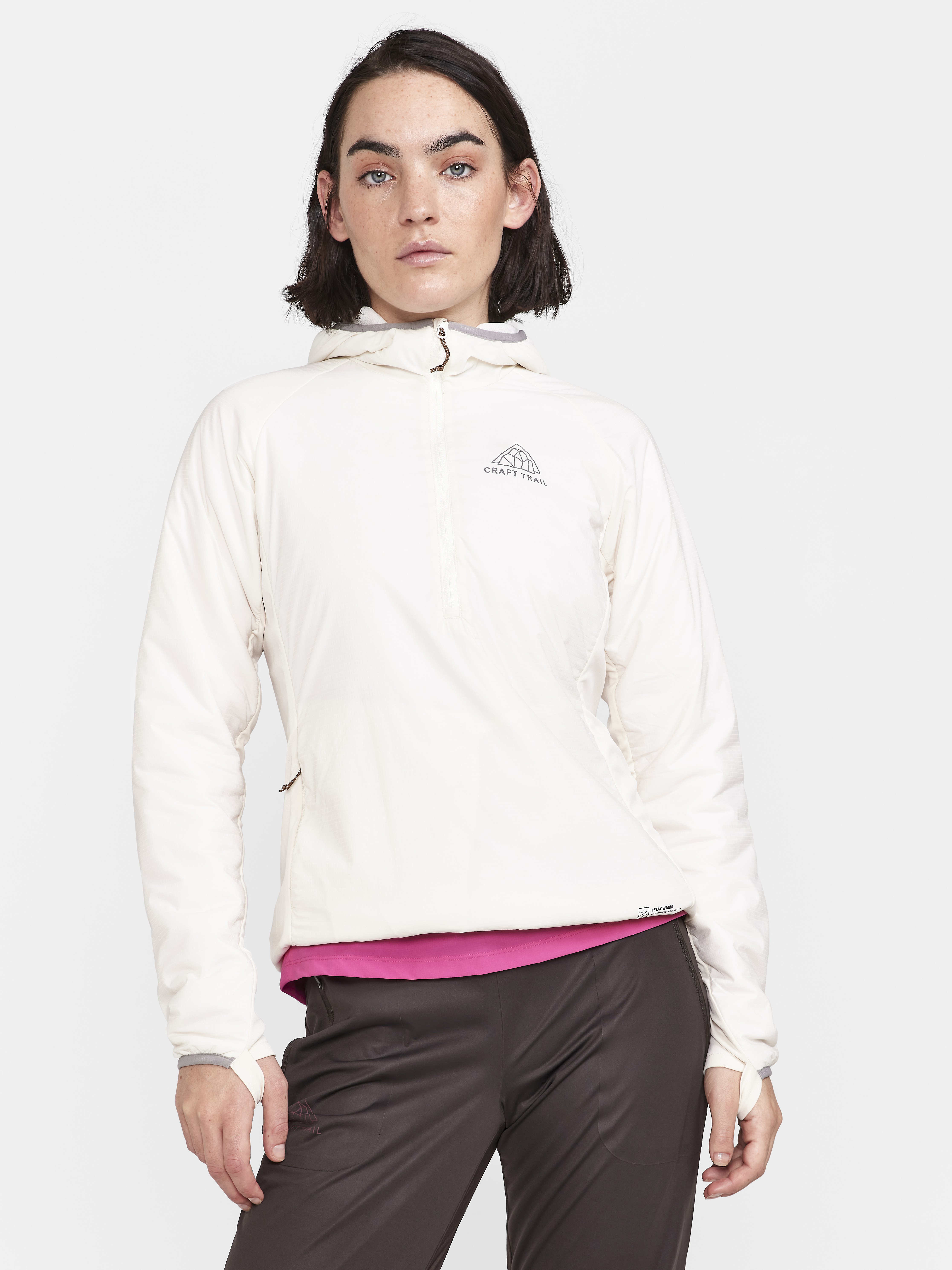 PRO Trail SubZ Padded Hood W | White | Craft Sportswear