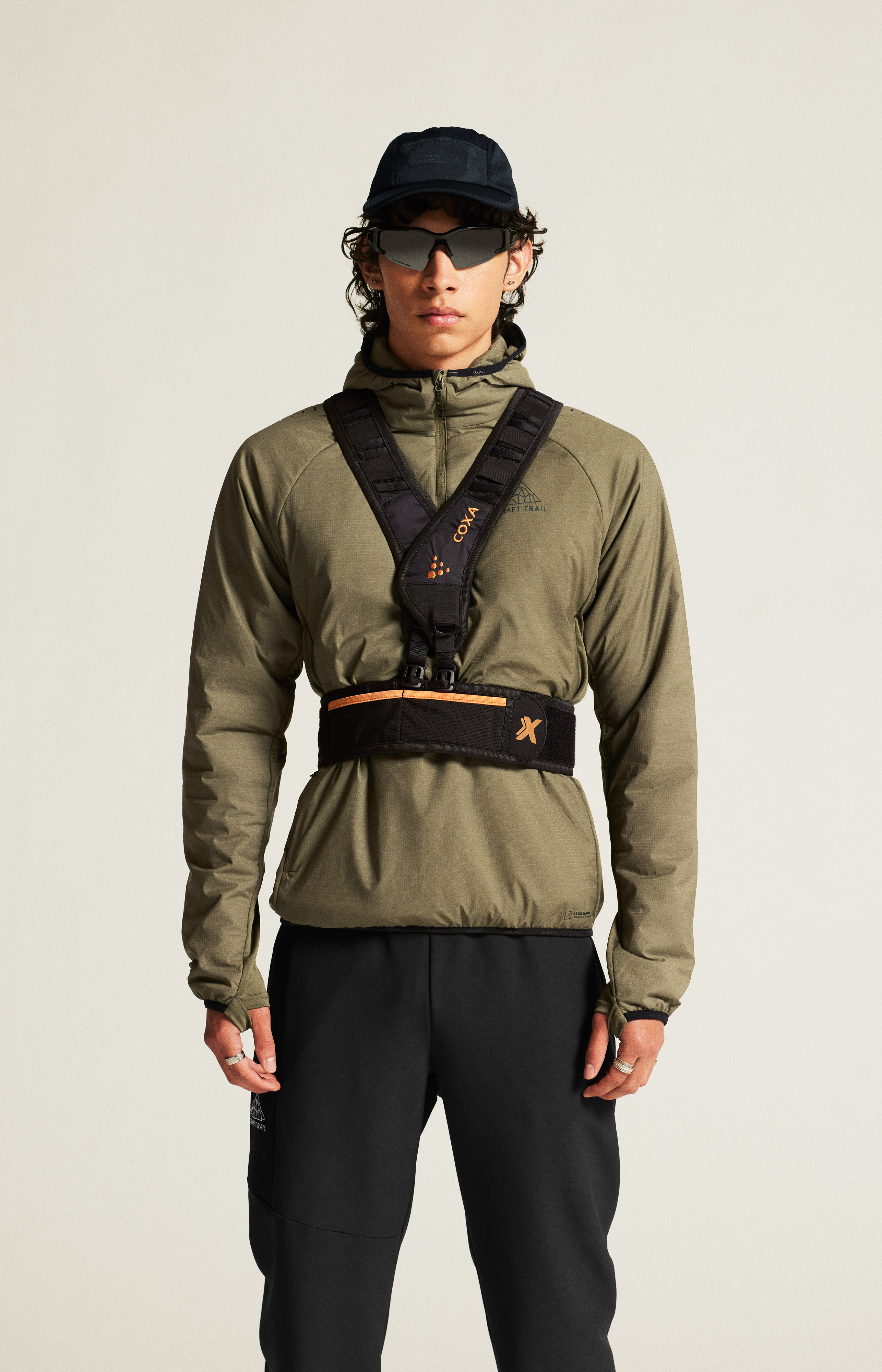 【THE MOZZ】Prin Hood Short Padding PRO Trail SubZ Padded Hood M | White | Craft Sportswear