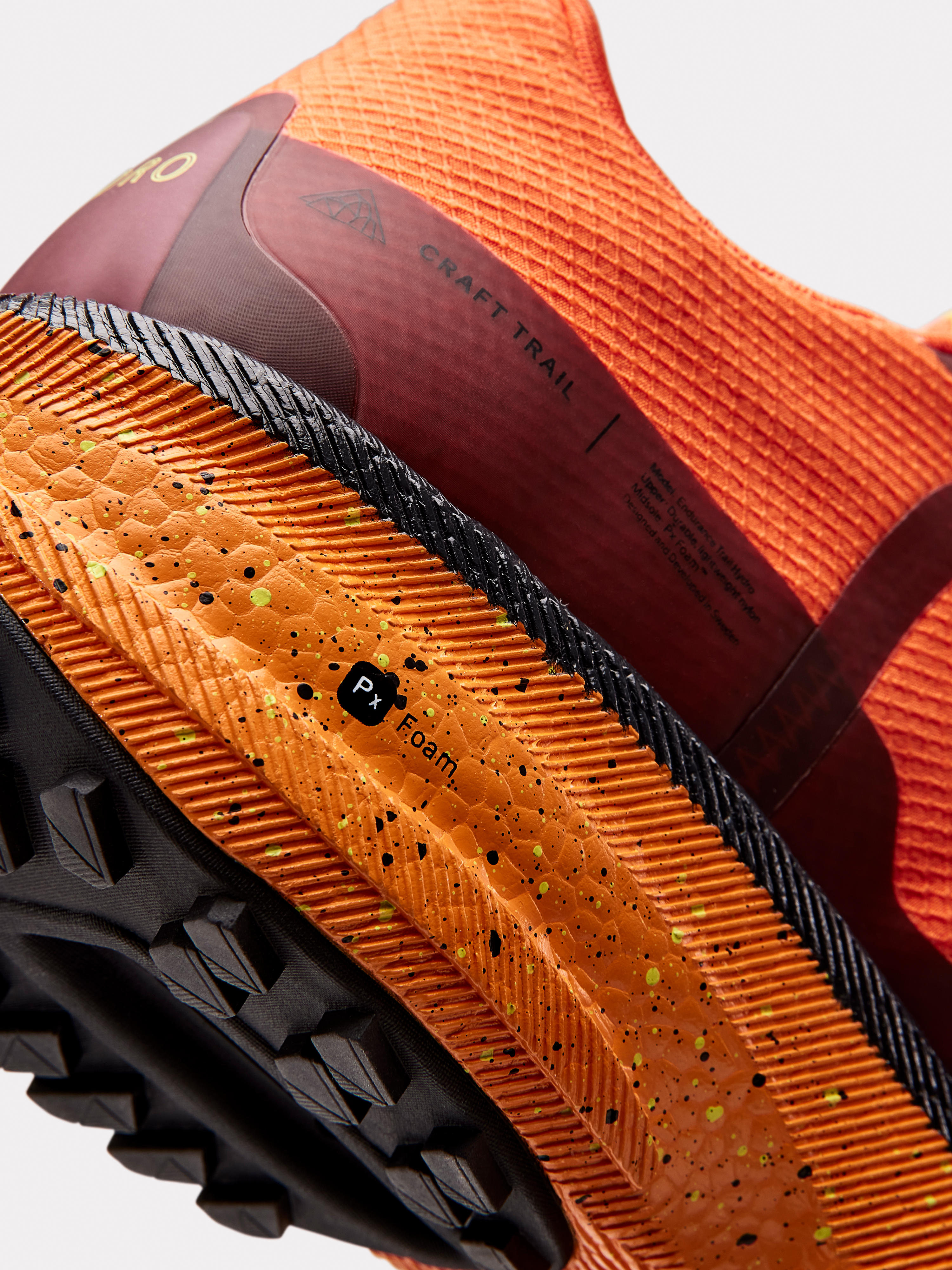 NEW CRAFT men\'s endurance trail hydro sneakers in vibrant/jaffa Craft Men main image 4
