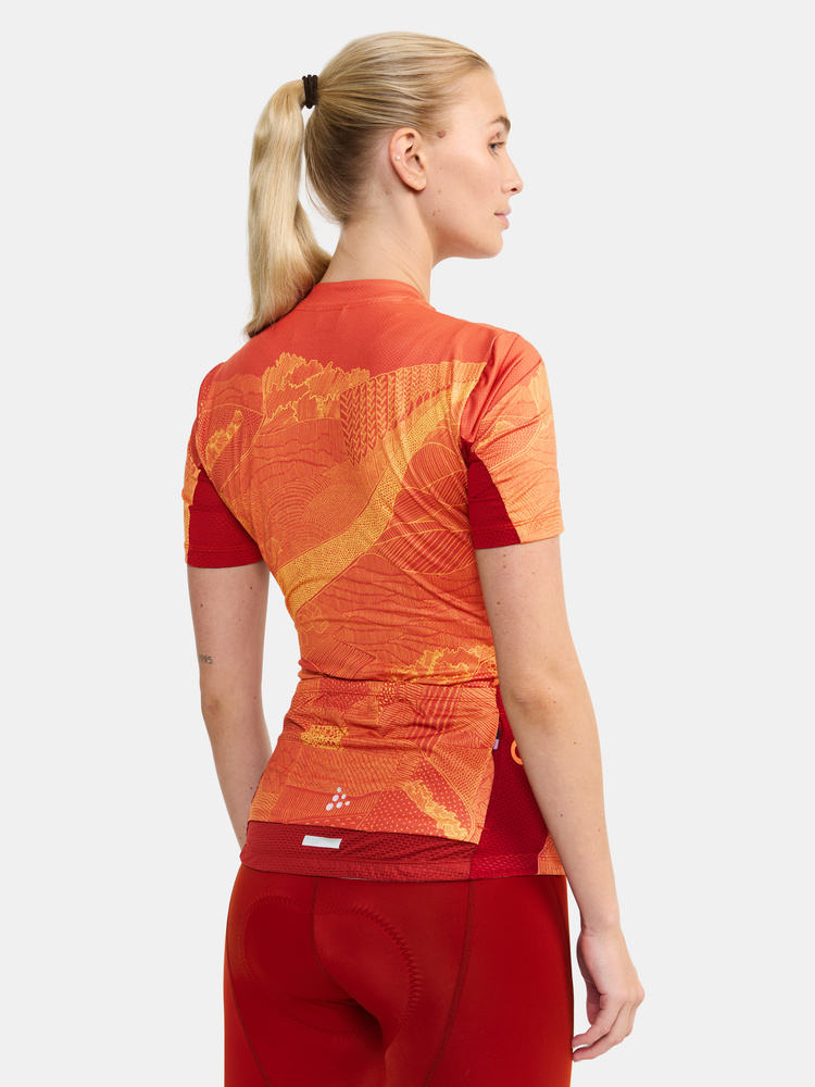 ADV Endur Graphic Jersey W | Red | Craft Sportswear