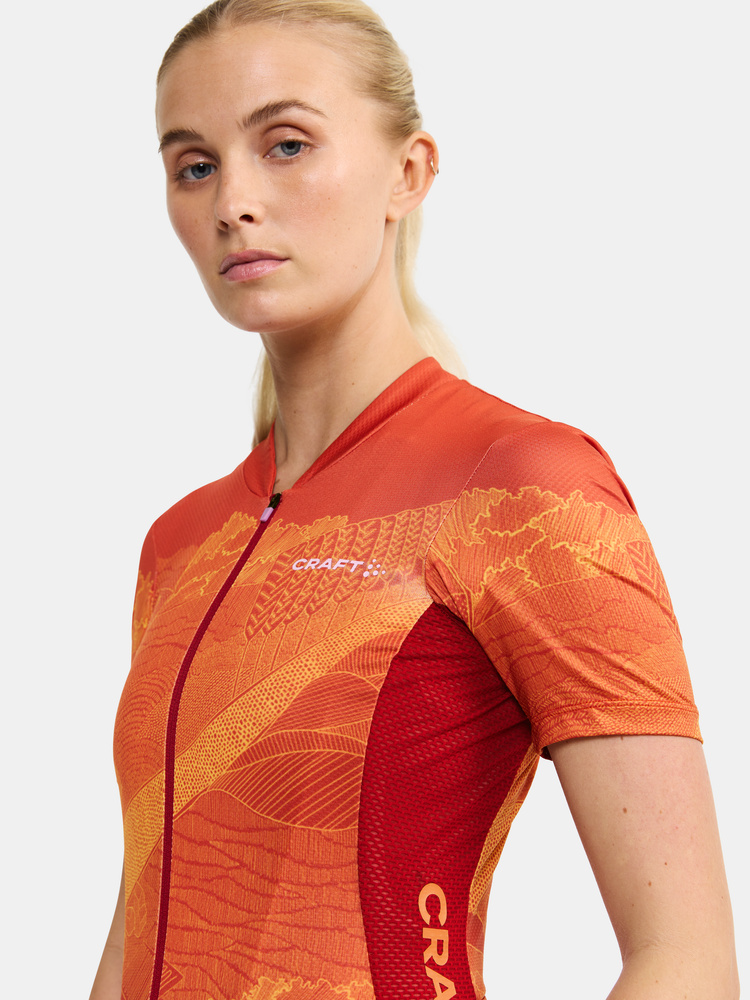 ADV Endur Graphic Jersey W | Red | Craft Sportswear