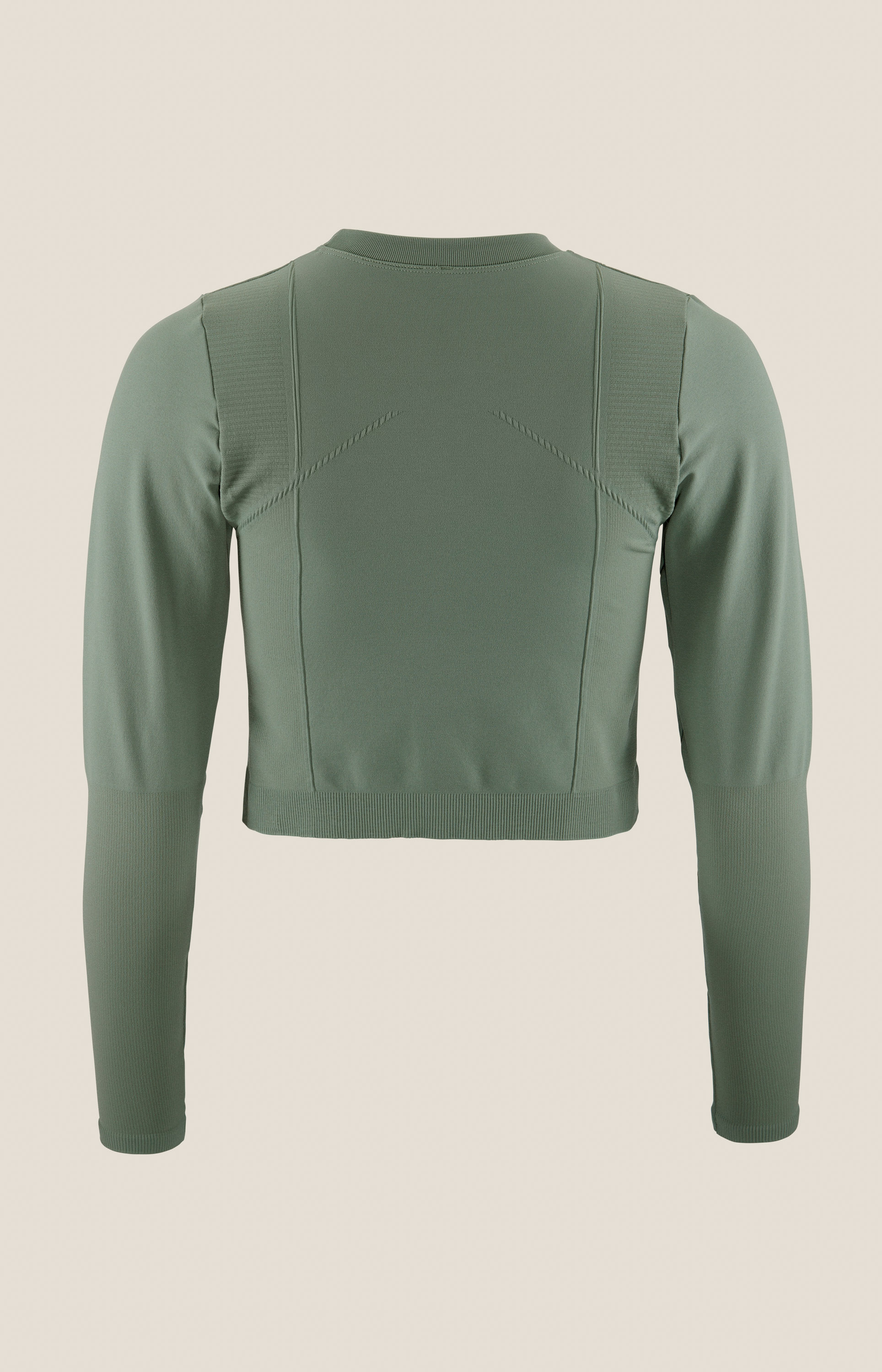 ADV Tone Seamless Cropped Ls Top W | Black | Craft Sportswear