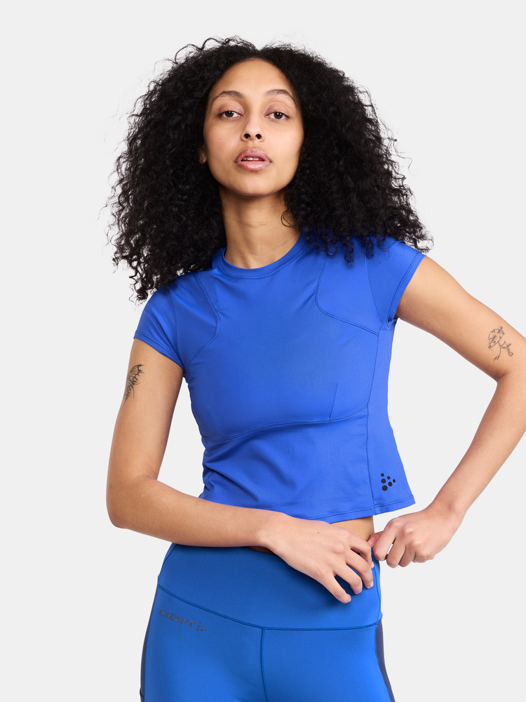 【WONDER WONDER】Volt slab collar cropped short sleeve Tee Wonder Nation Girls Kid Tough Tee with Short Sleeves, 5-Pack