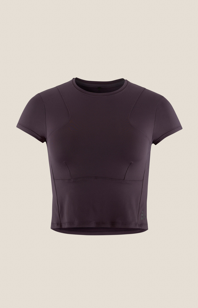 ADV Tone Cropped Tee W | Black | Craft Sportswear