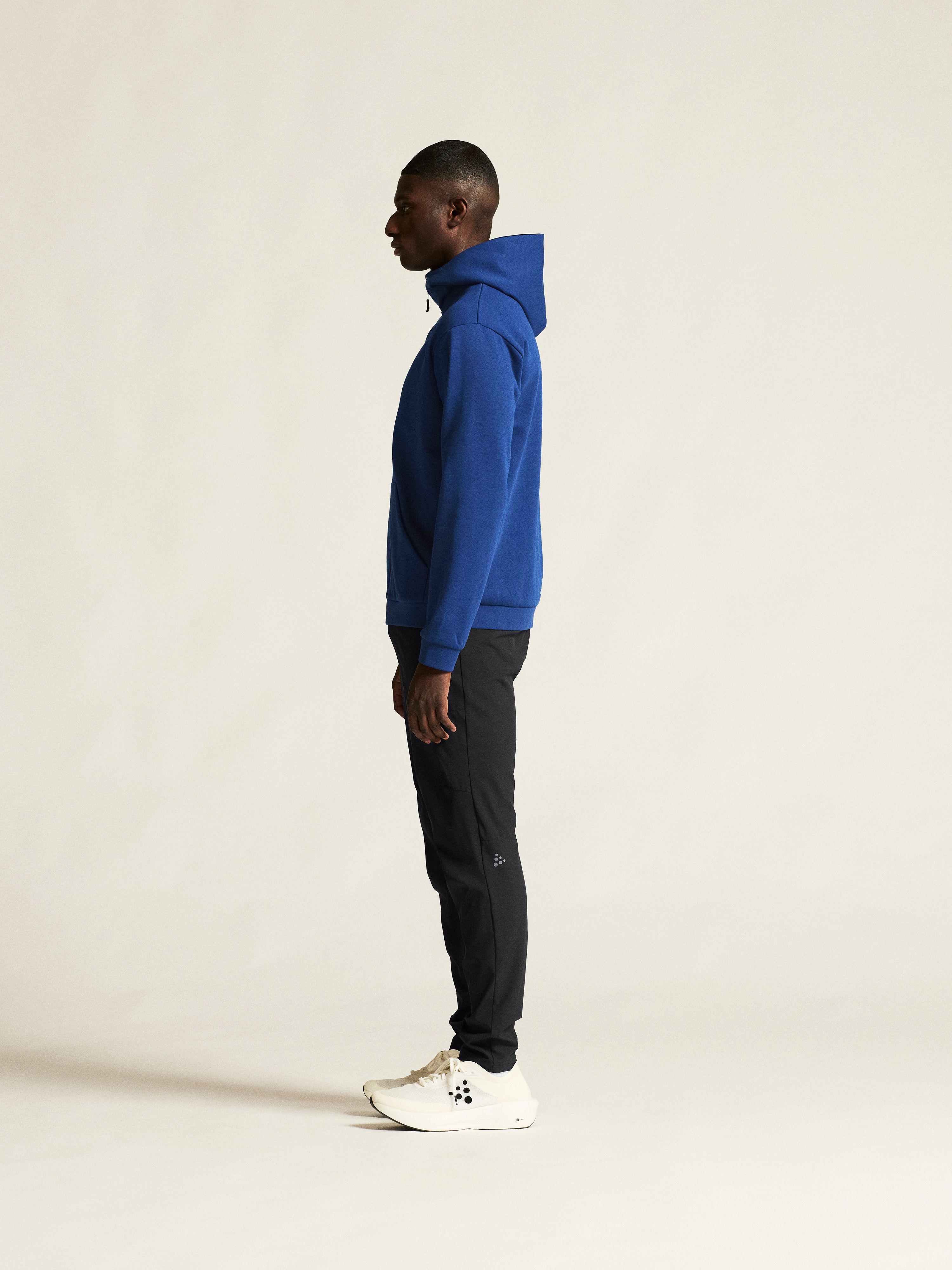BRIEFING GOLF MS HALF ZIP HOODIE（NAVY／M） Community 2.0 Logo FZ Hoodie M | Navy blue | Craft Sportswear