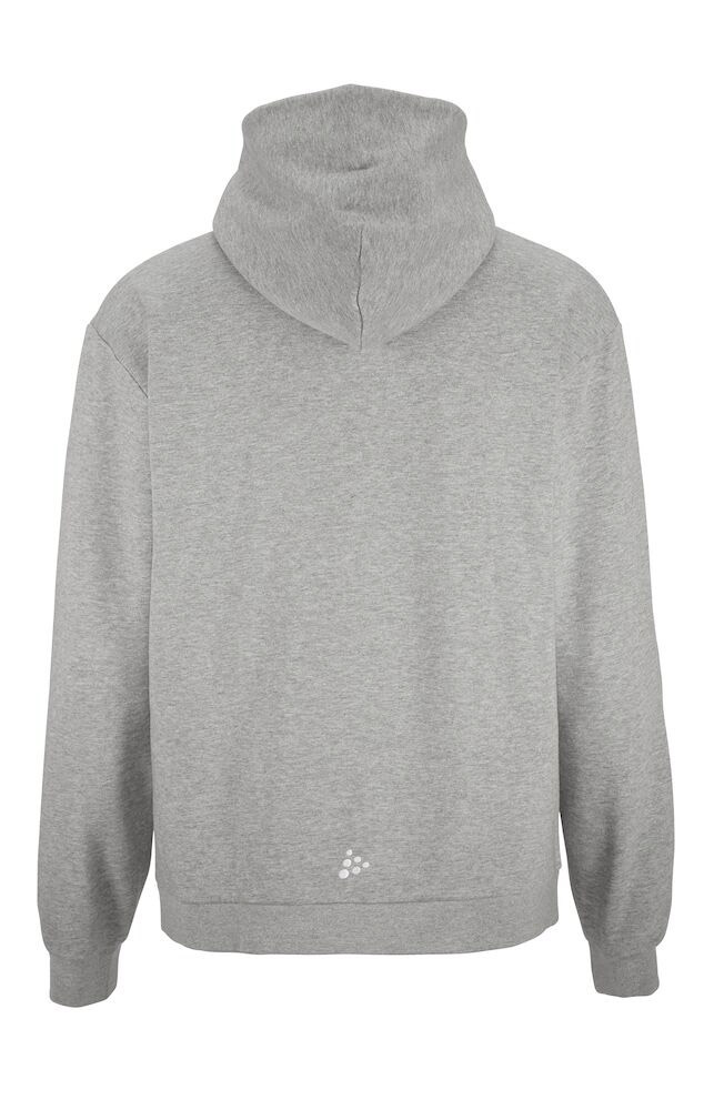 エンフォルド　SOLID HOODIE EH-036 Grey Solid Color Streetwear Hoodie - Oversized