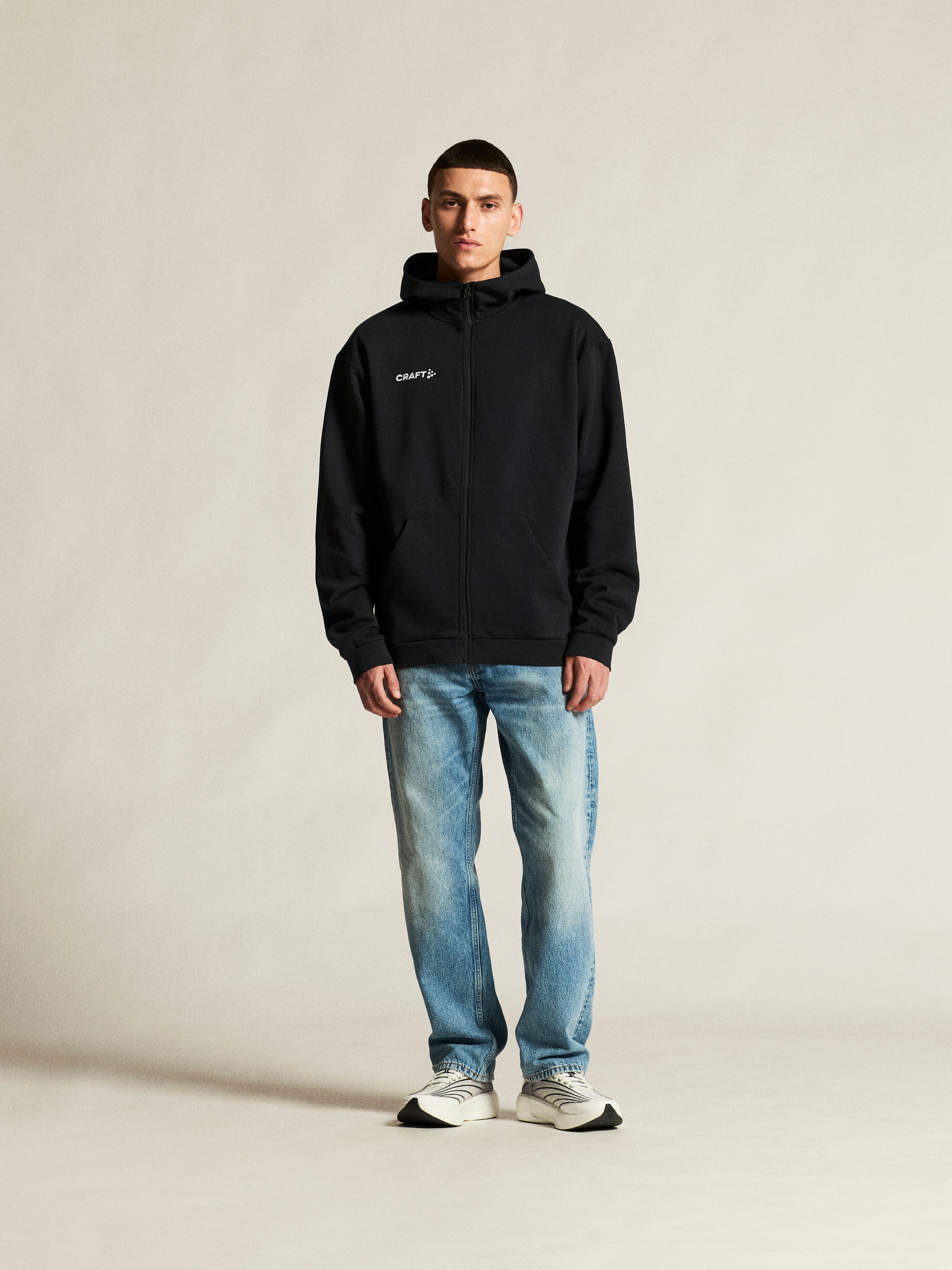 Community 2.0 Logo FZ Hoodie M | Black | Craft Sportswear