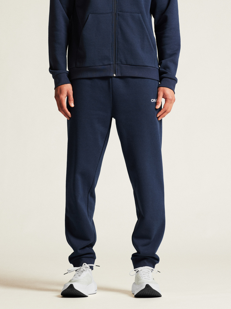 ★ Fallett★ Knit color blocking track pants navy FA2501PT1 10127-TrueNavy-1-