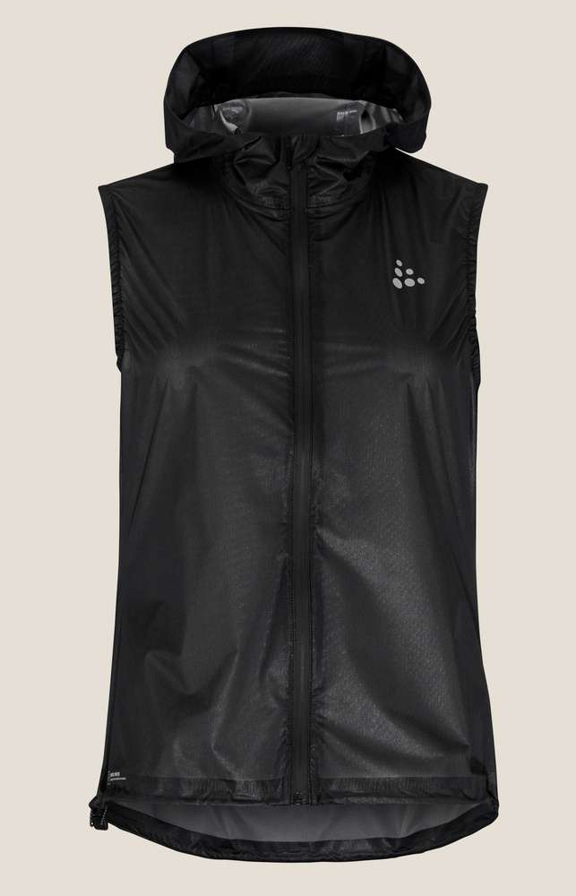 美品 Ｍサイズ 65/35 HOODED SIERRA VEST PRO Hydro Lightweight Vest W | Black | Craft Sportswear