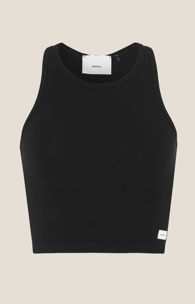 Collective Rib Tank Top W Purple Craft Sportswear