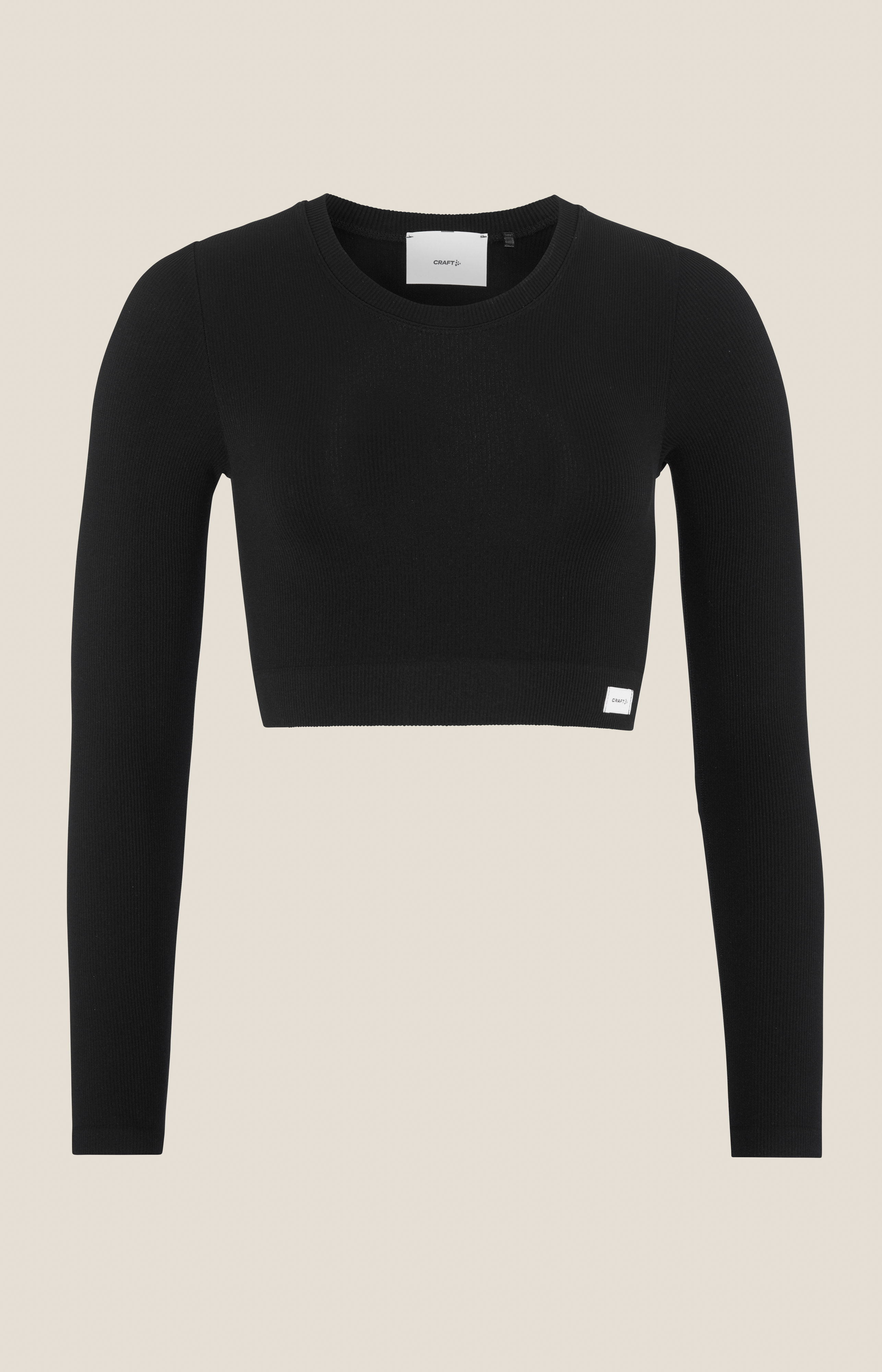 Collective Rib Cropped LS Top W | Purple | Craft Sportswear