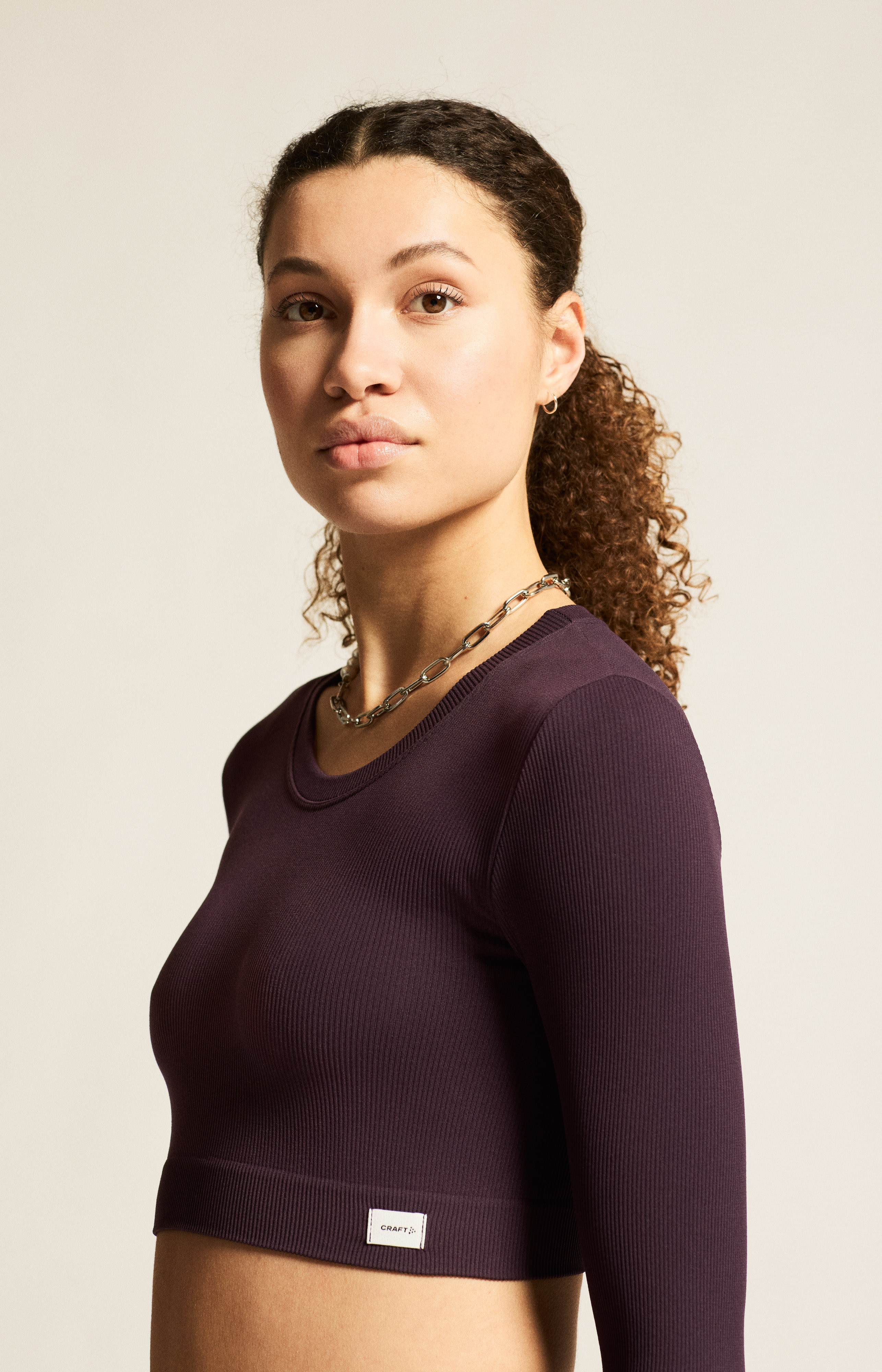 CLANE W FACE HEAVY RIB TOPS美品 whiteback_a620a718-5e0c-4c46-