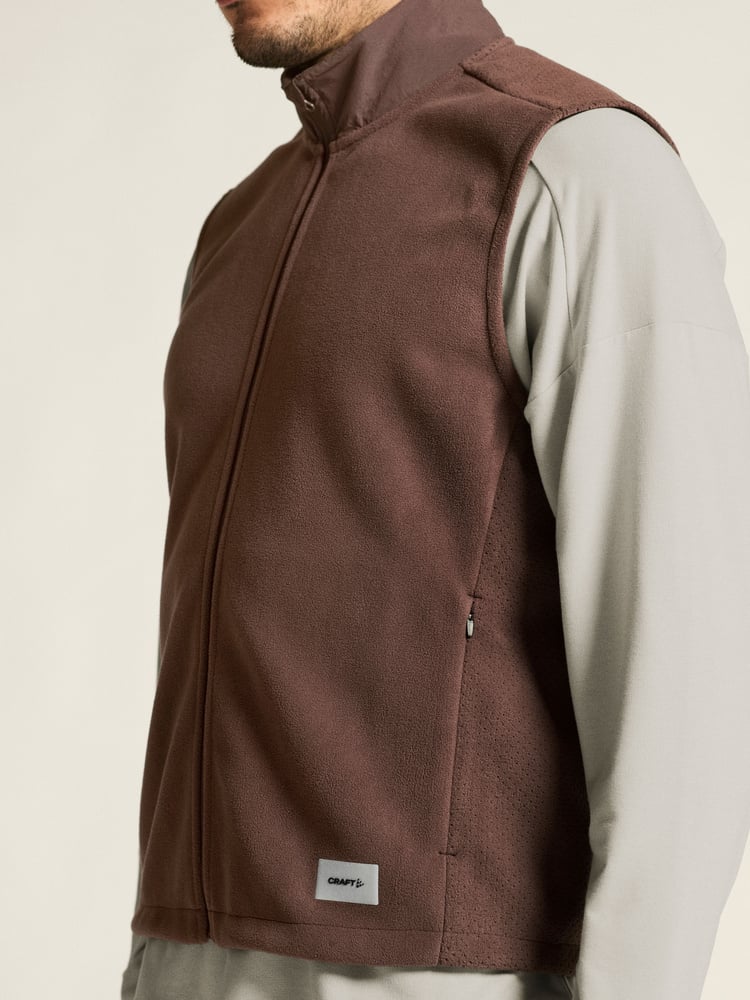 SubZ Fleece Vest M | Brown | Craft Sportswear