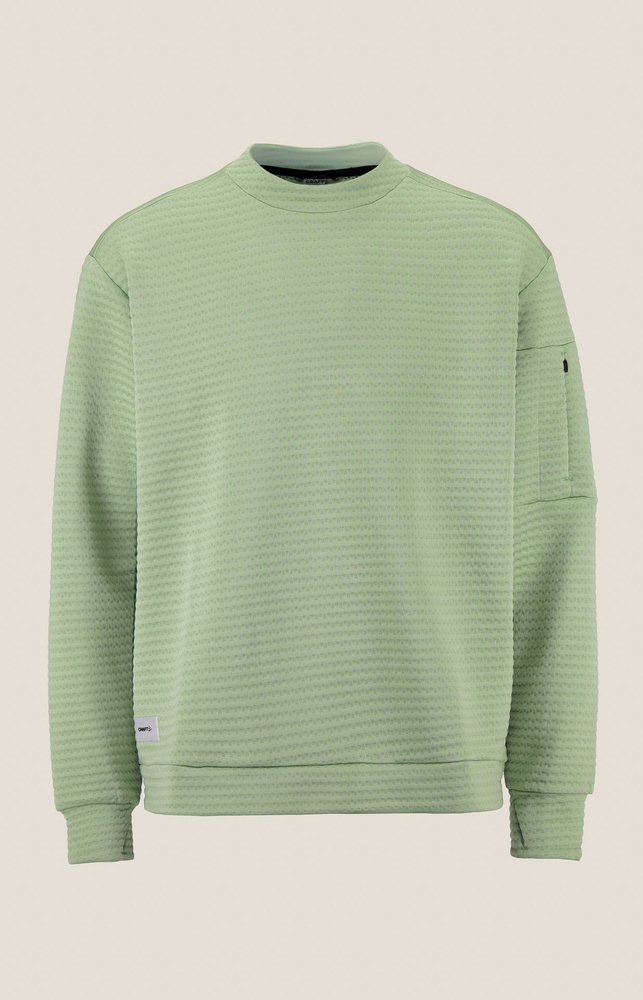 SY32 Mサイズ　カーキ　PANEL BORDER SWEATER PANEL BORDER SWEATER – Graphpaper