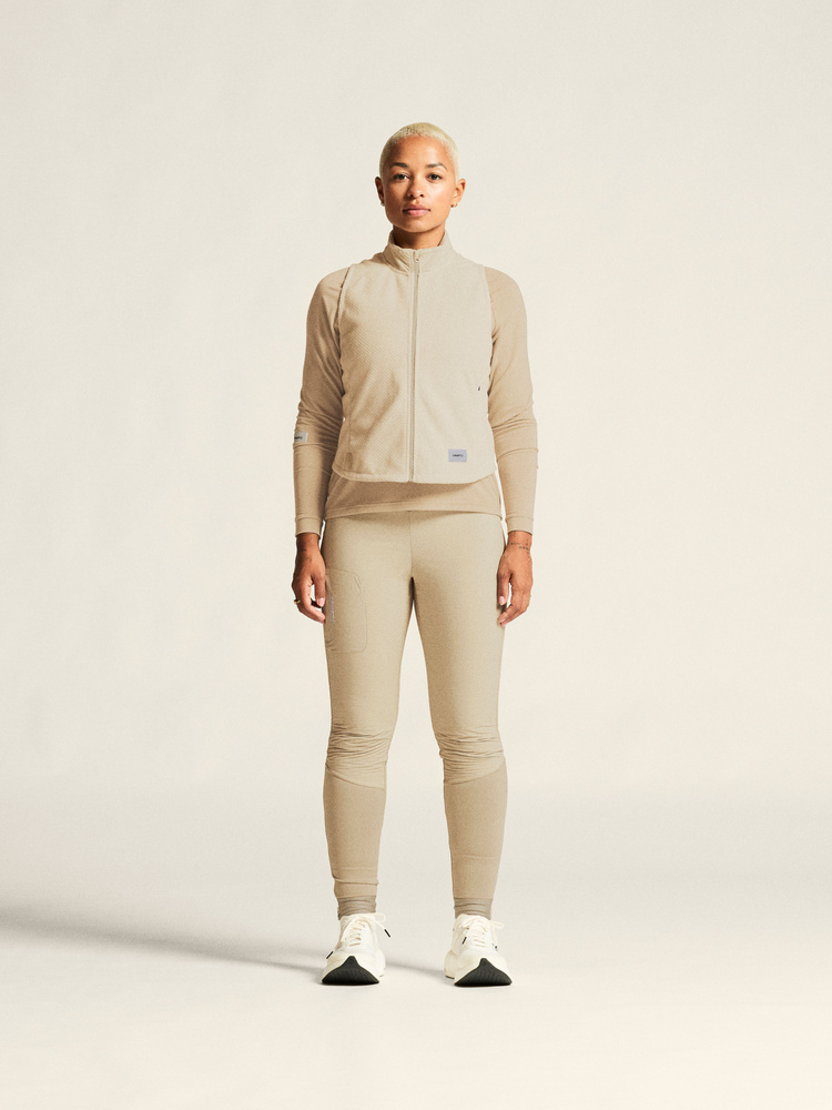 SubZ Fleece Vest W | Beige | Craft Sportswear
