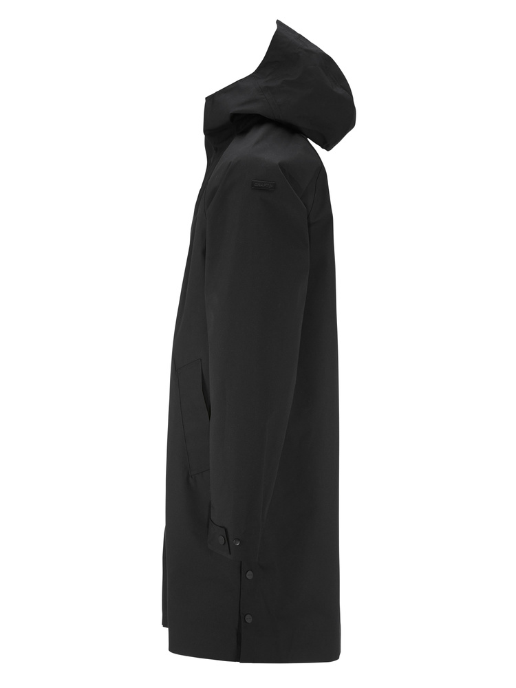 16AW COMOLI サイズ2 Hooded Coat 黒 ブラック COMOLI Cotton silk hooded coat, Brown – Navyblue