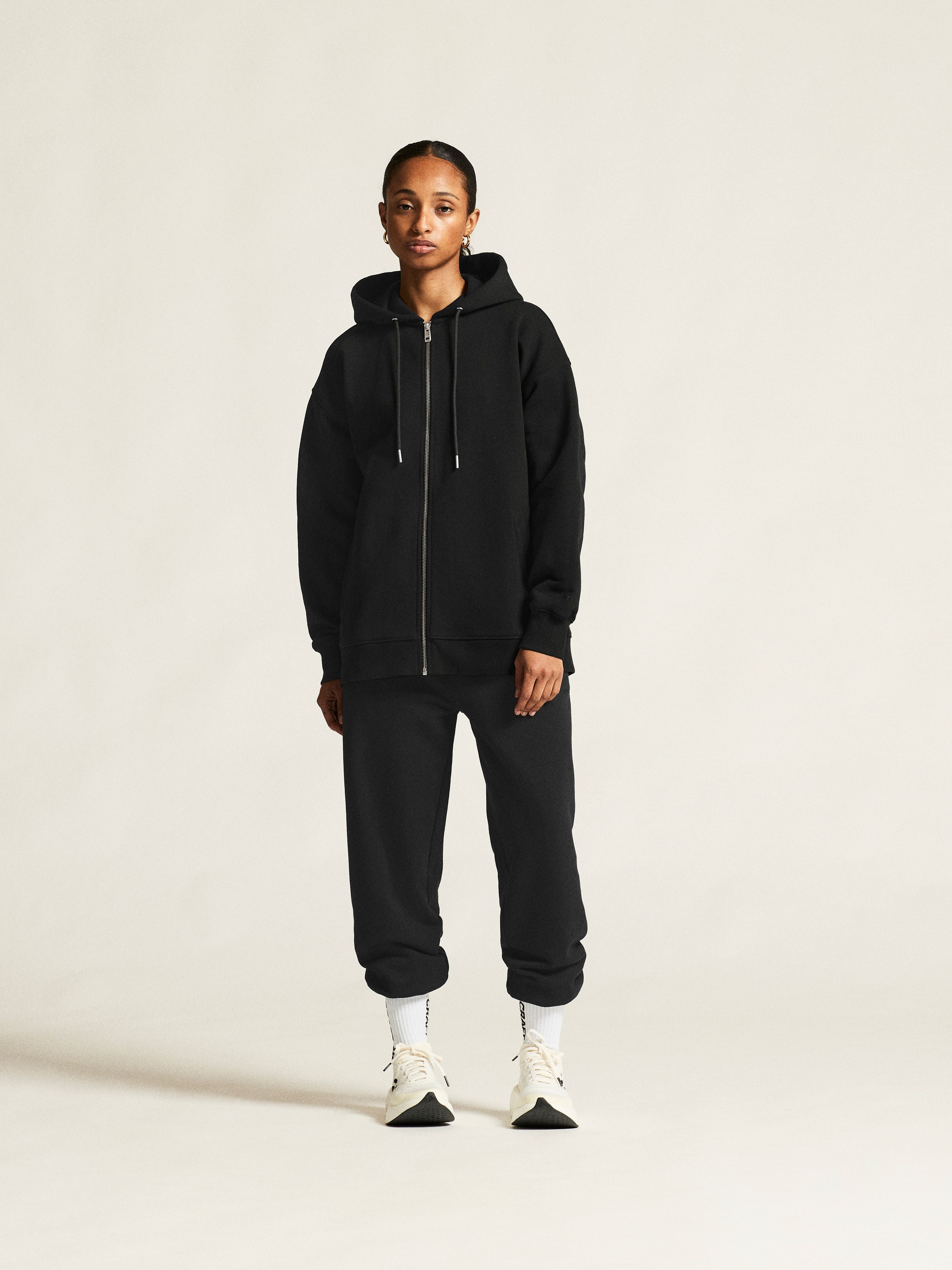 FUKAユニ黒2 Frequent FZ Hoodie W | Black | Craft Sportswear