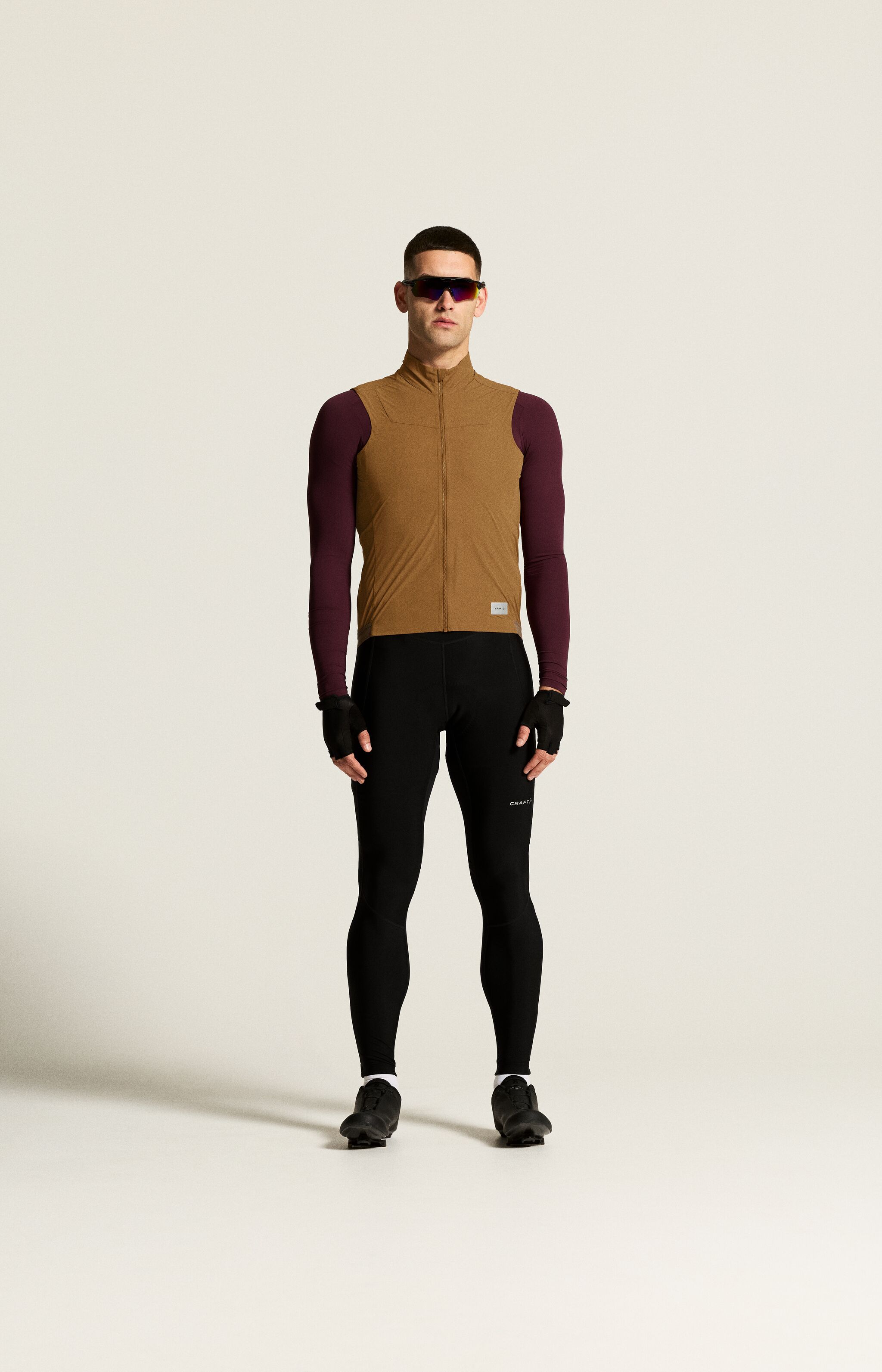 完売品　新品　BRIEFING　MENS WIND VEST ベージュ　M Endur Light Wind Vest M | Brown | Craft Sportswear