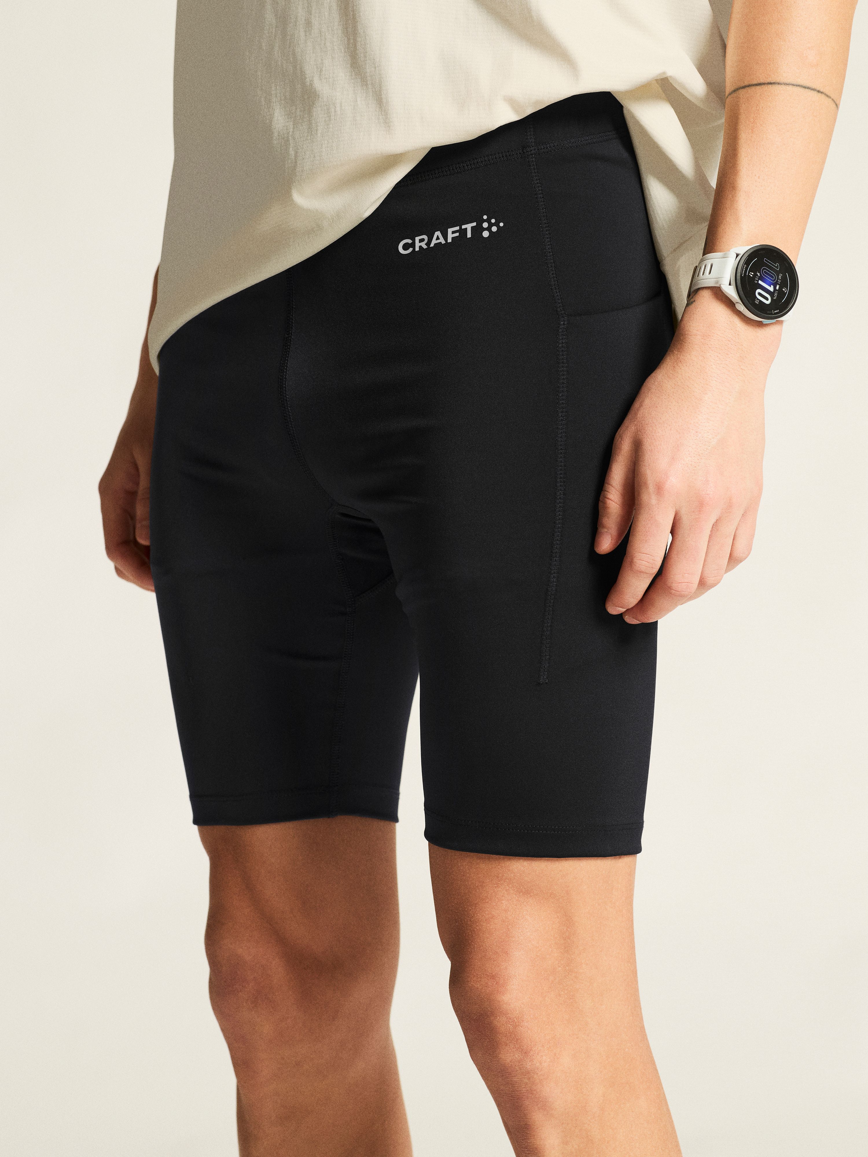 Essence Short Tights 3 M | Black | Craft Sportswear