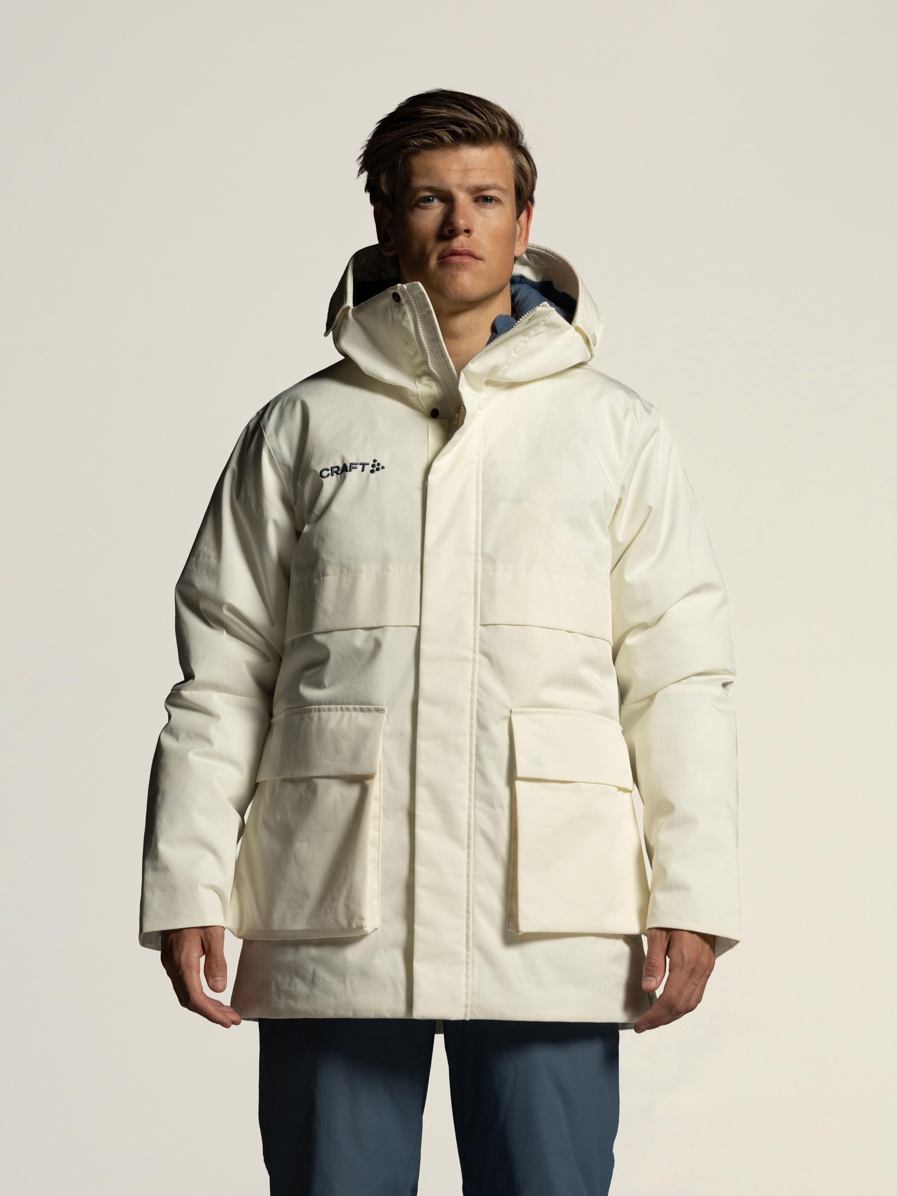 OL Norway Padded Parka M | Beige | Craft Sportswear