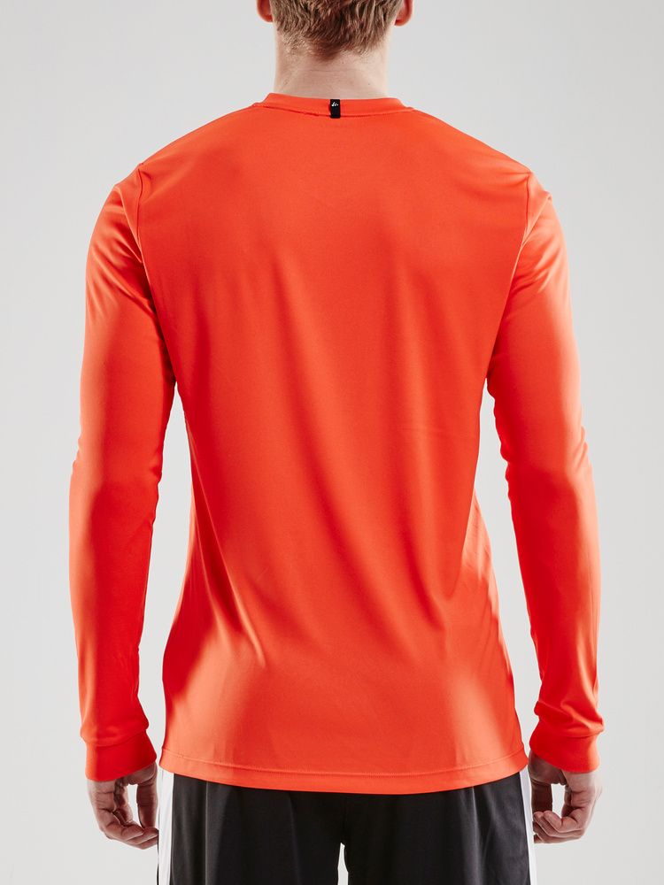 Squad Go Jersey Solid LS M | Orange | Craft Sportswear