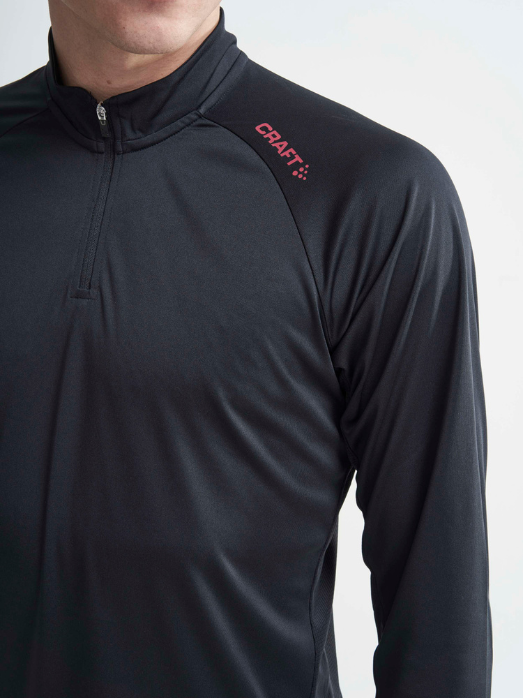Eaze LS Half Zip Tee M | Black | Craft Sportswear