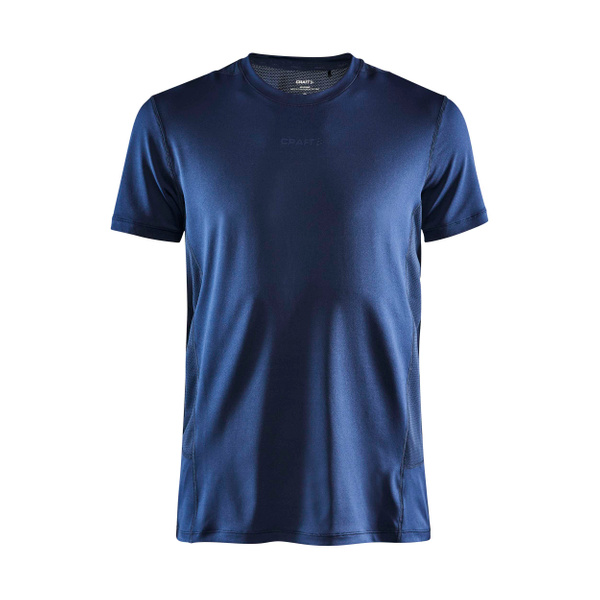 Craft T-Shirt Active Run Logo – Uomo, Manica Corta, In Morbido Cotone Microfibra 100%. Taglio Casual, Stampa Di Tendenza. Leggera (130 G/m²), Lavabile A 40°.
