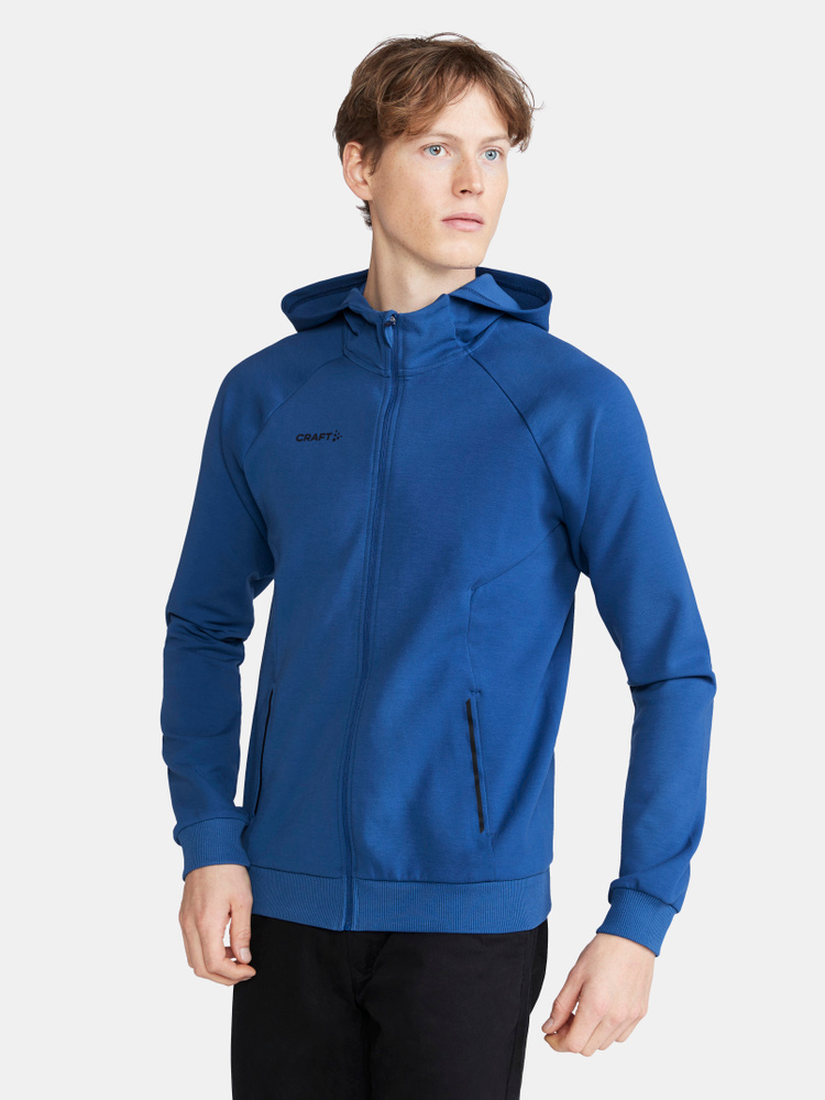 CORE Soul Full Zip Hood M | Grey | Craft Sportswear