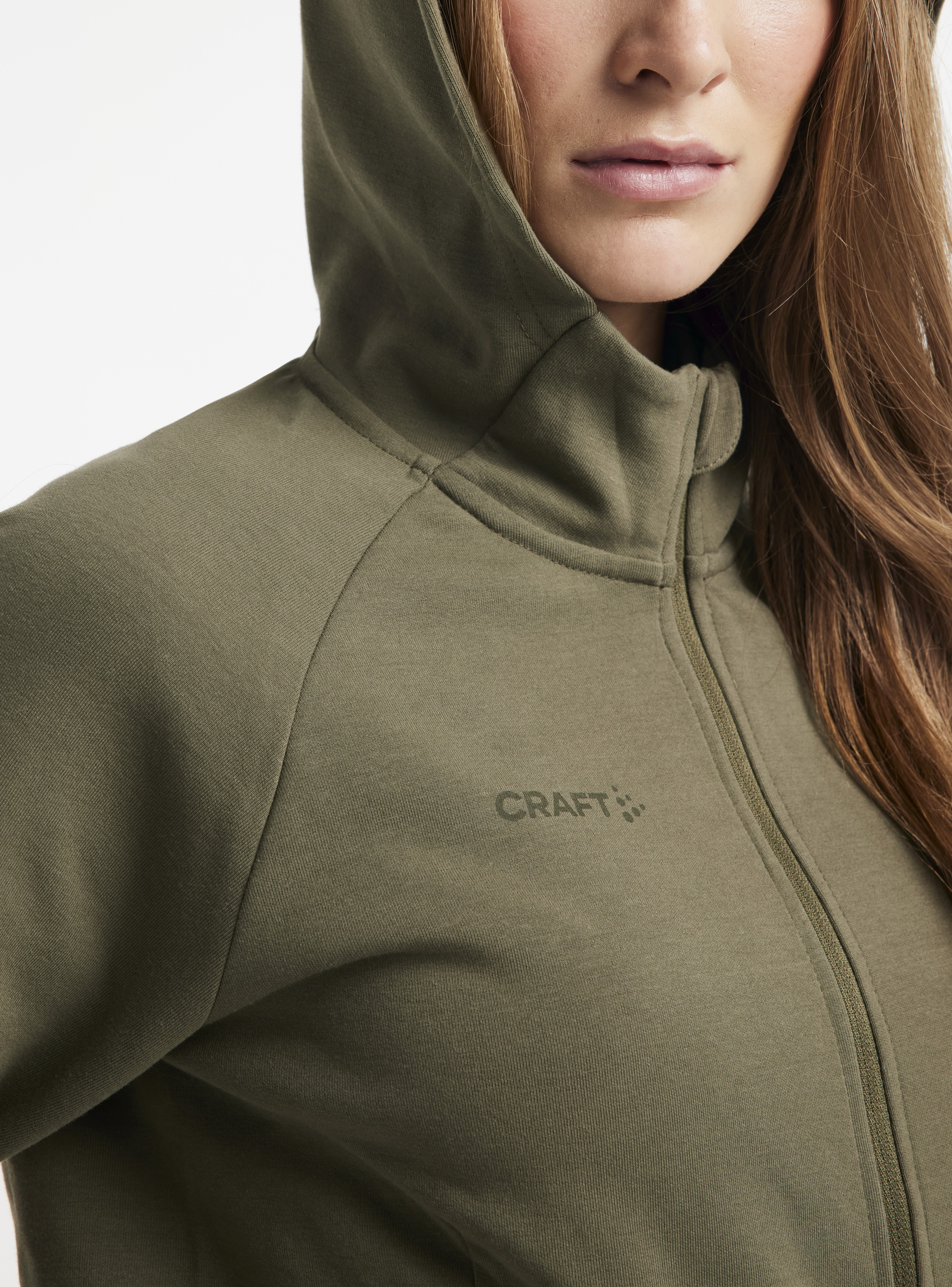 CORE Soul Full Zip Hood W | Blue | Craft Sportswear