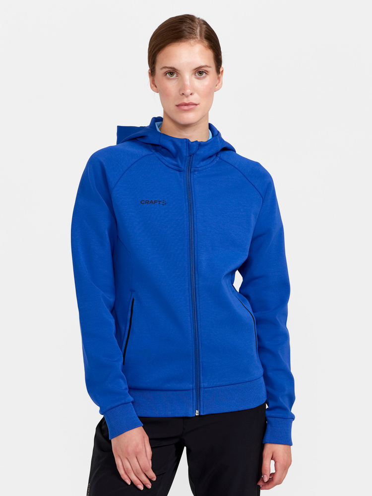 CORE Soul Full Zip Hood W | Grey | Craft Sportswear