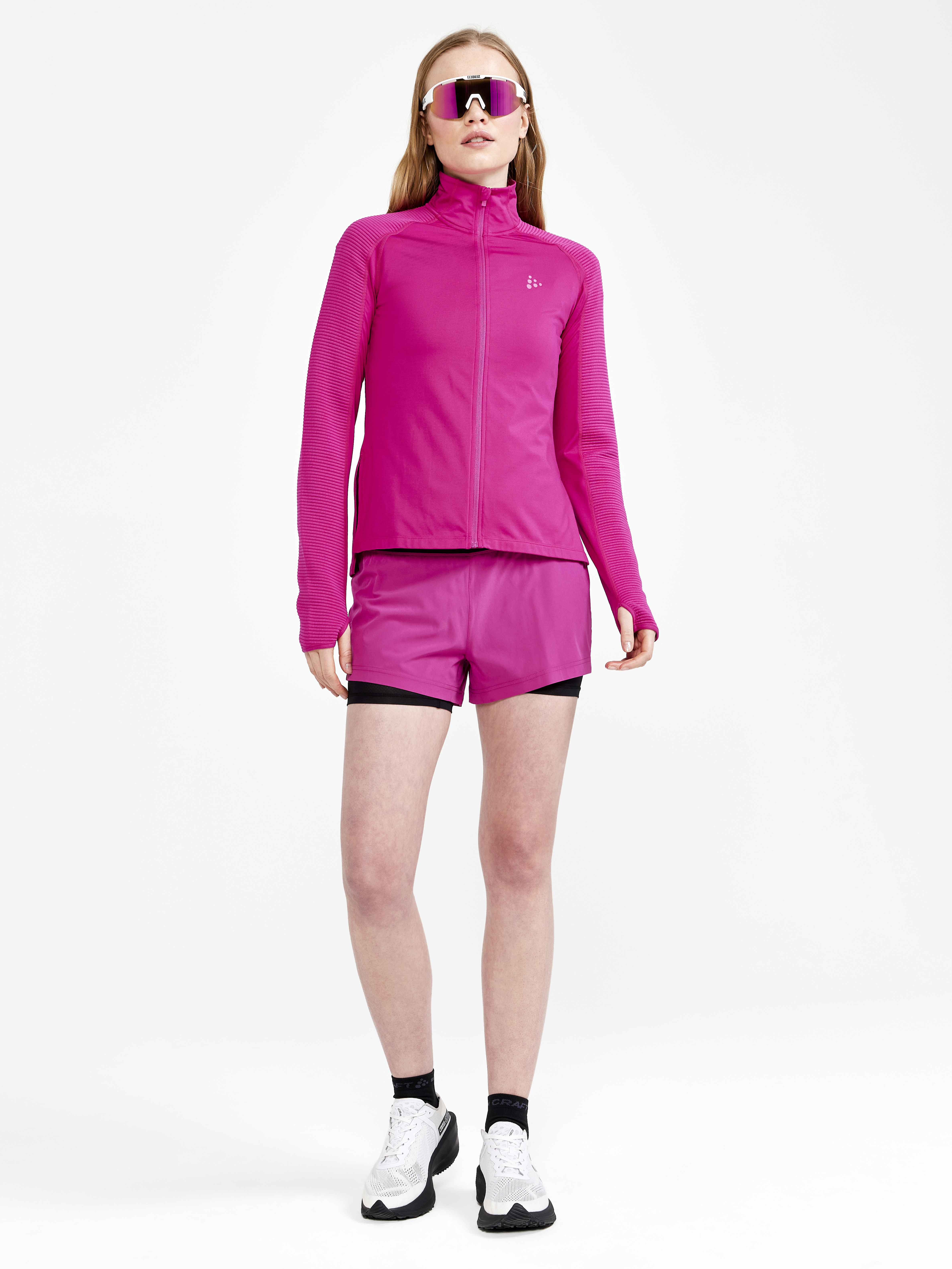 CRAFT - Training Shorts - Female - XXL - Pink - Craft Sportswear ADV Essence 2-in-1 Shorts W
