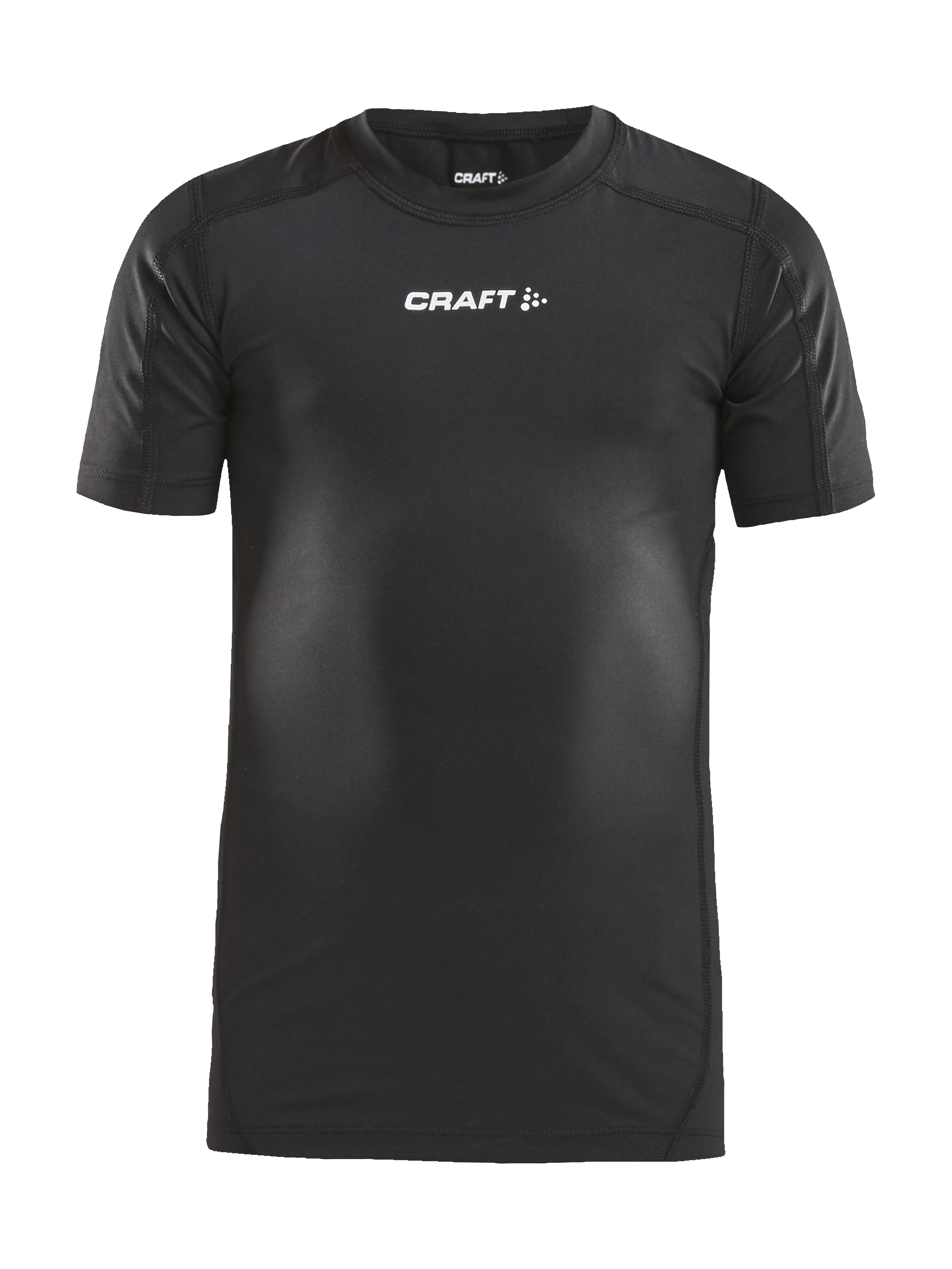CRAFT - Training T-shirt - Junior - 134/140 - Zwart - Pro Control Compression Tee Jr