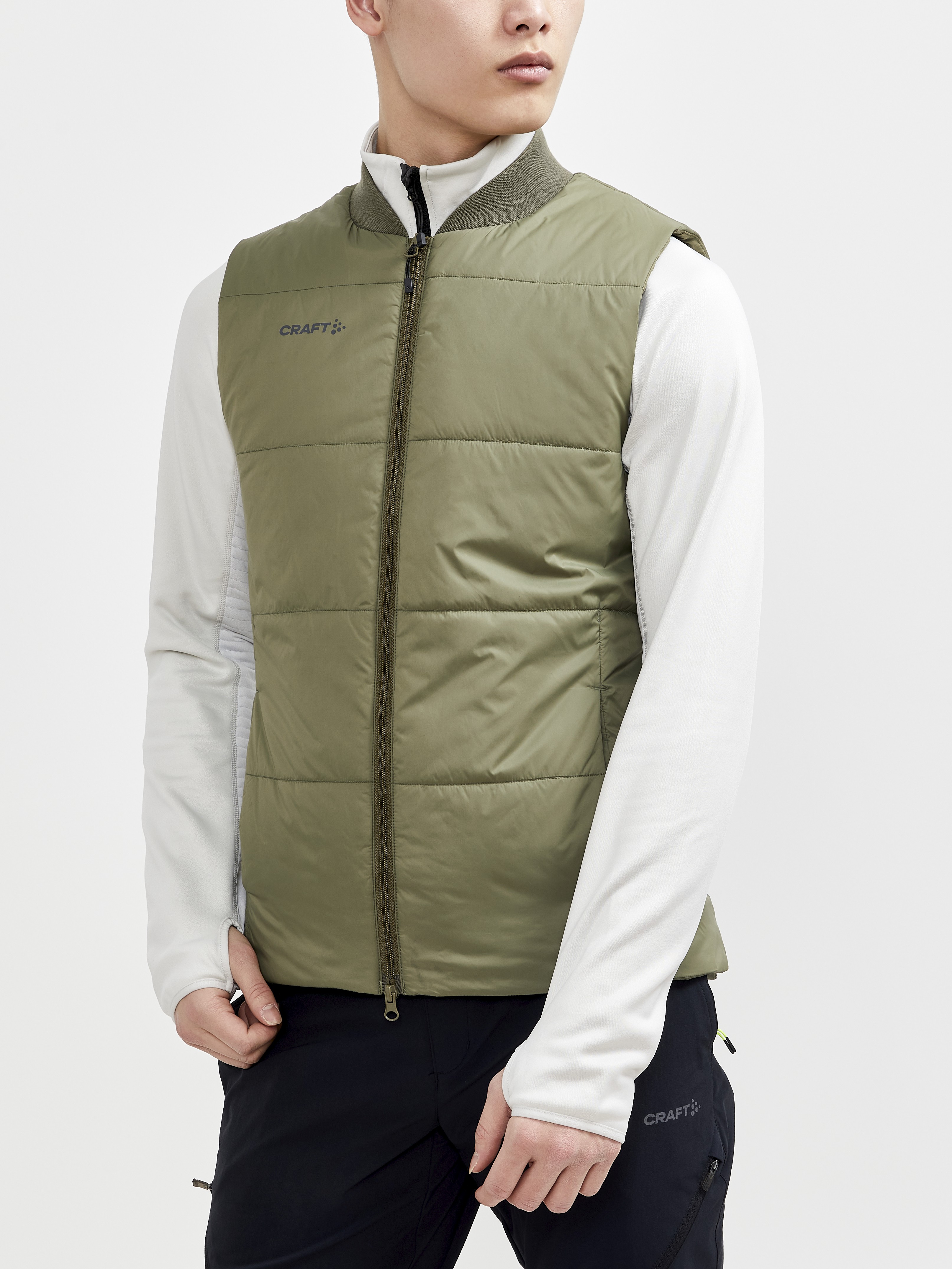 CRAFT - Jas - Heren - L - Groen - CORE Light Padded Vest M