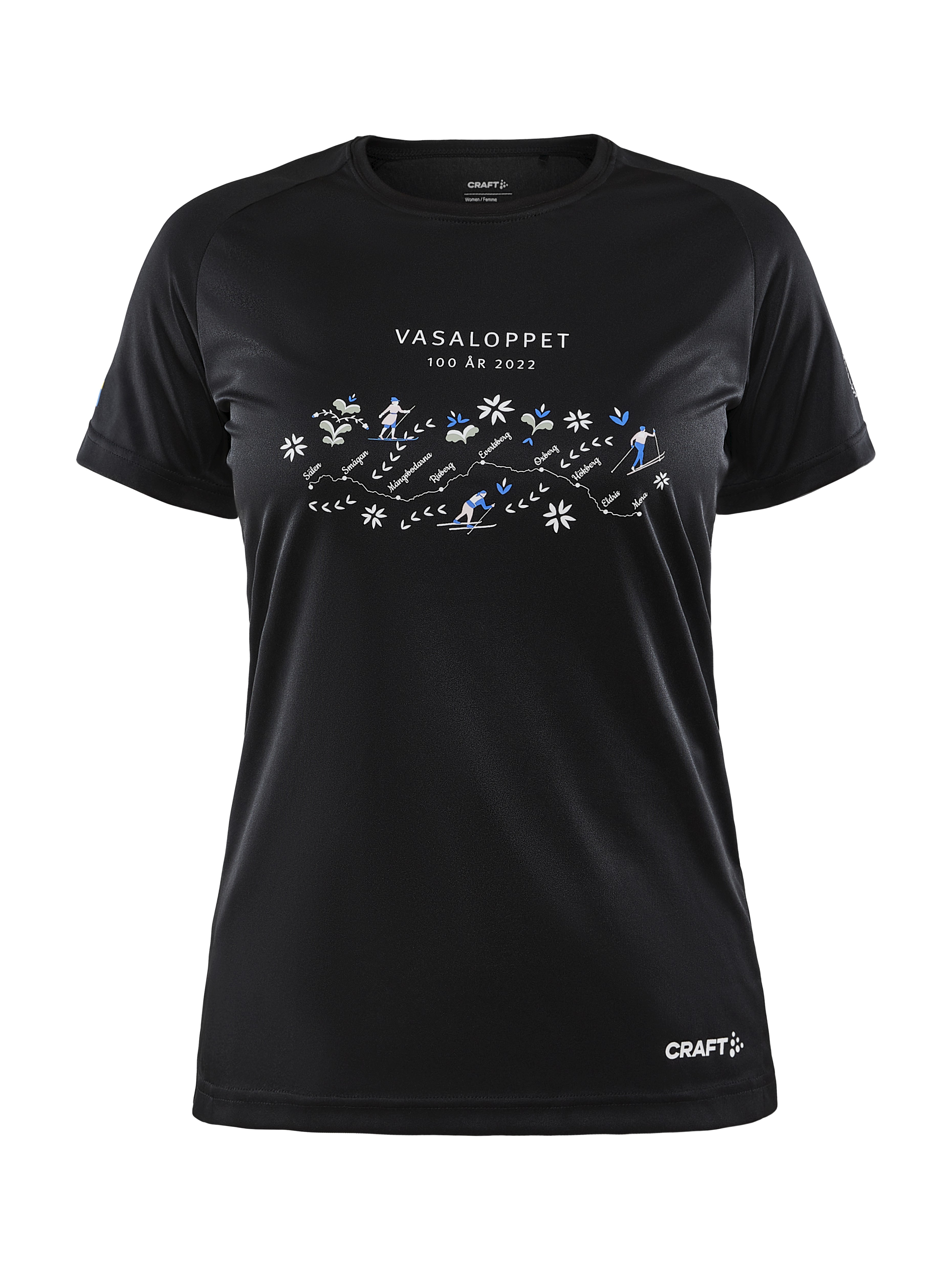 CRAFT - Ski Sweater - Female - S - Black - Craft Sportswear Vasaloppet Function Tee W