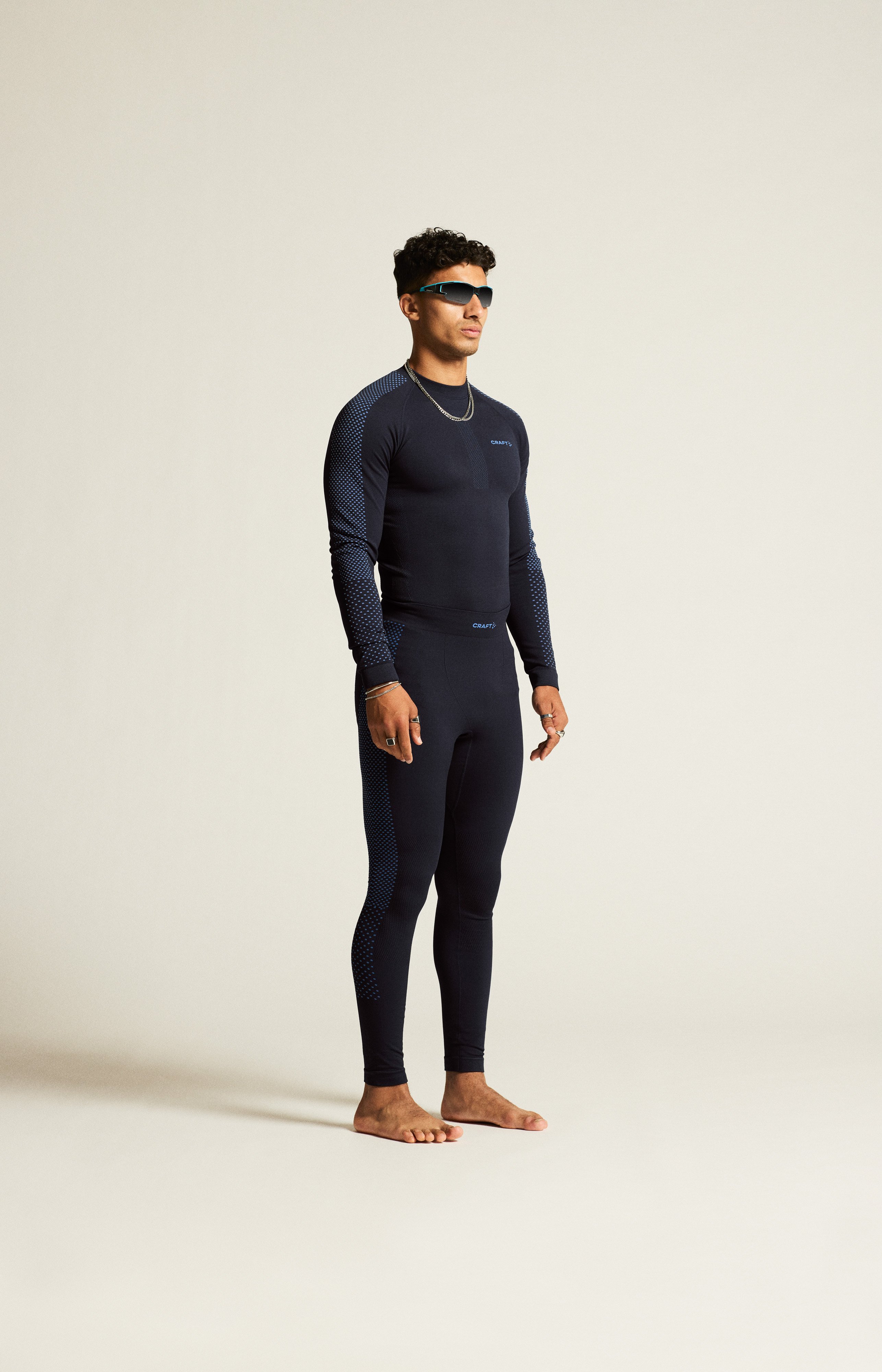 CRAFT - Basislaag jersey - Heren - XXL - Blauw - Warm Intensity LS M