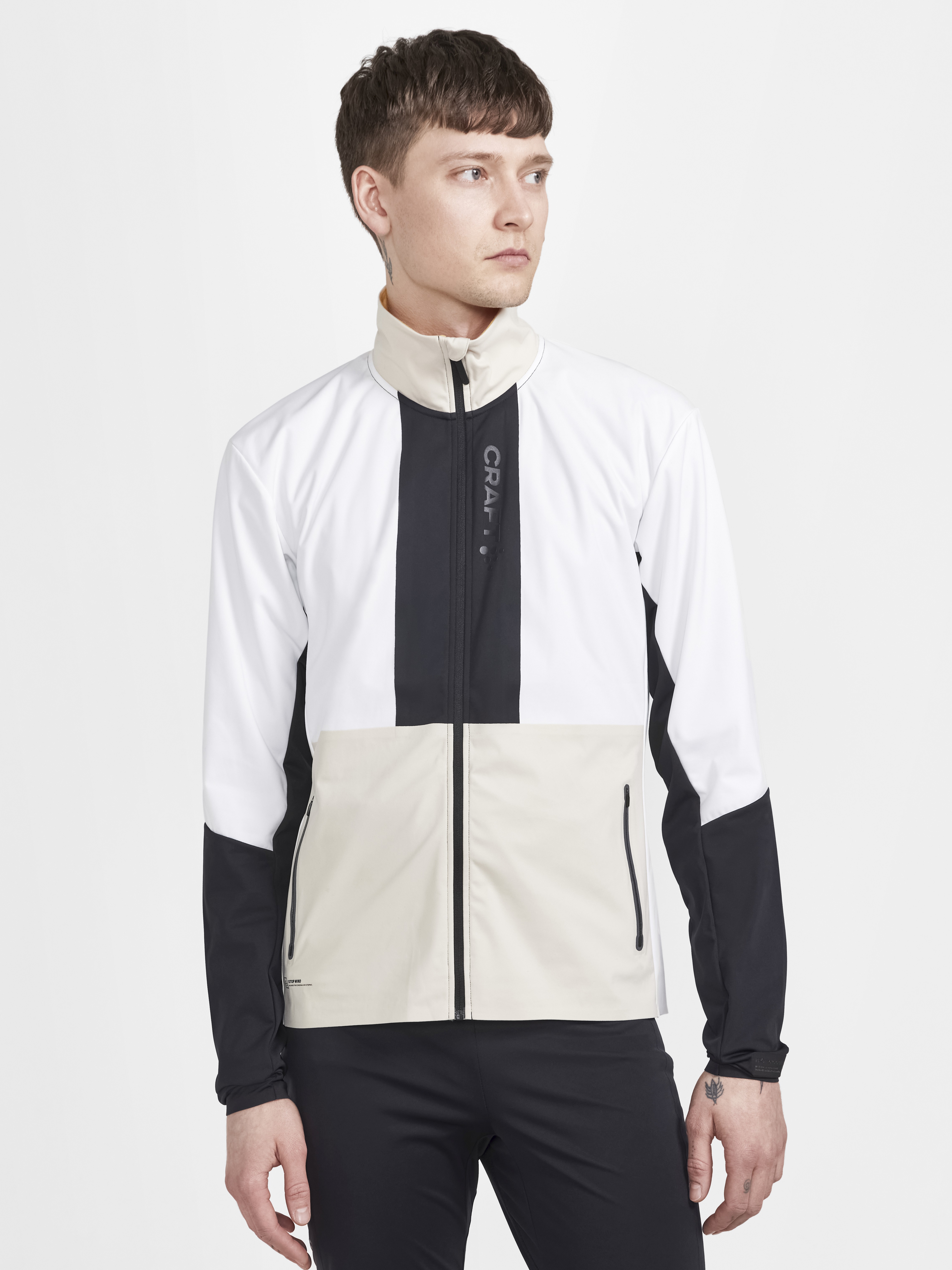 CRAFT - Ski Jacket - Male - M - Beige - Craft Sportswear PRO Nordic Race Jacket M
