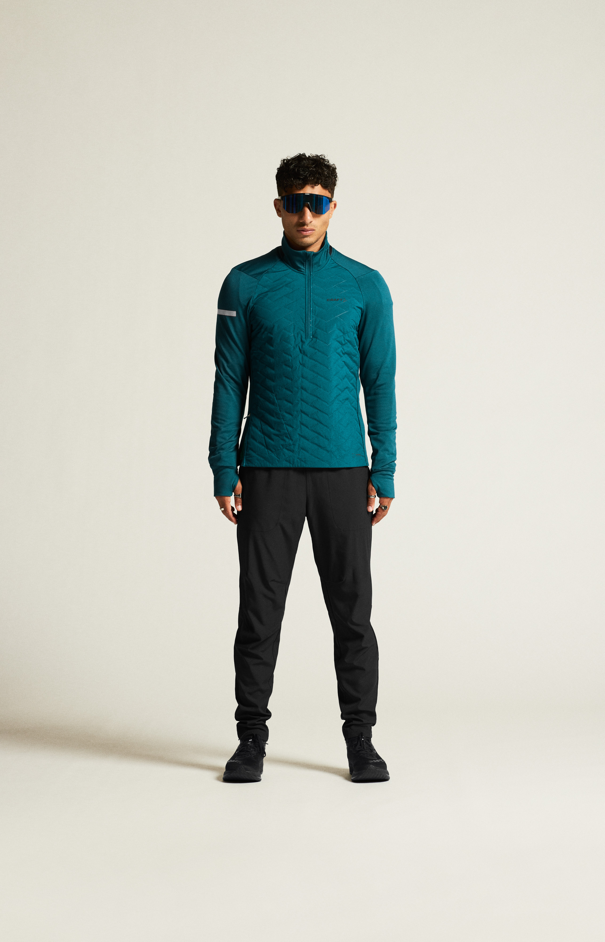 CRAFT - Running Shirt - Male - XL - Blue - Craft Sportswear ADV SubZ Sweater 3 M