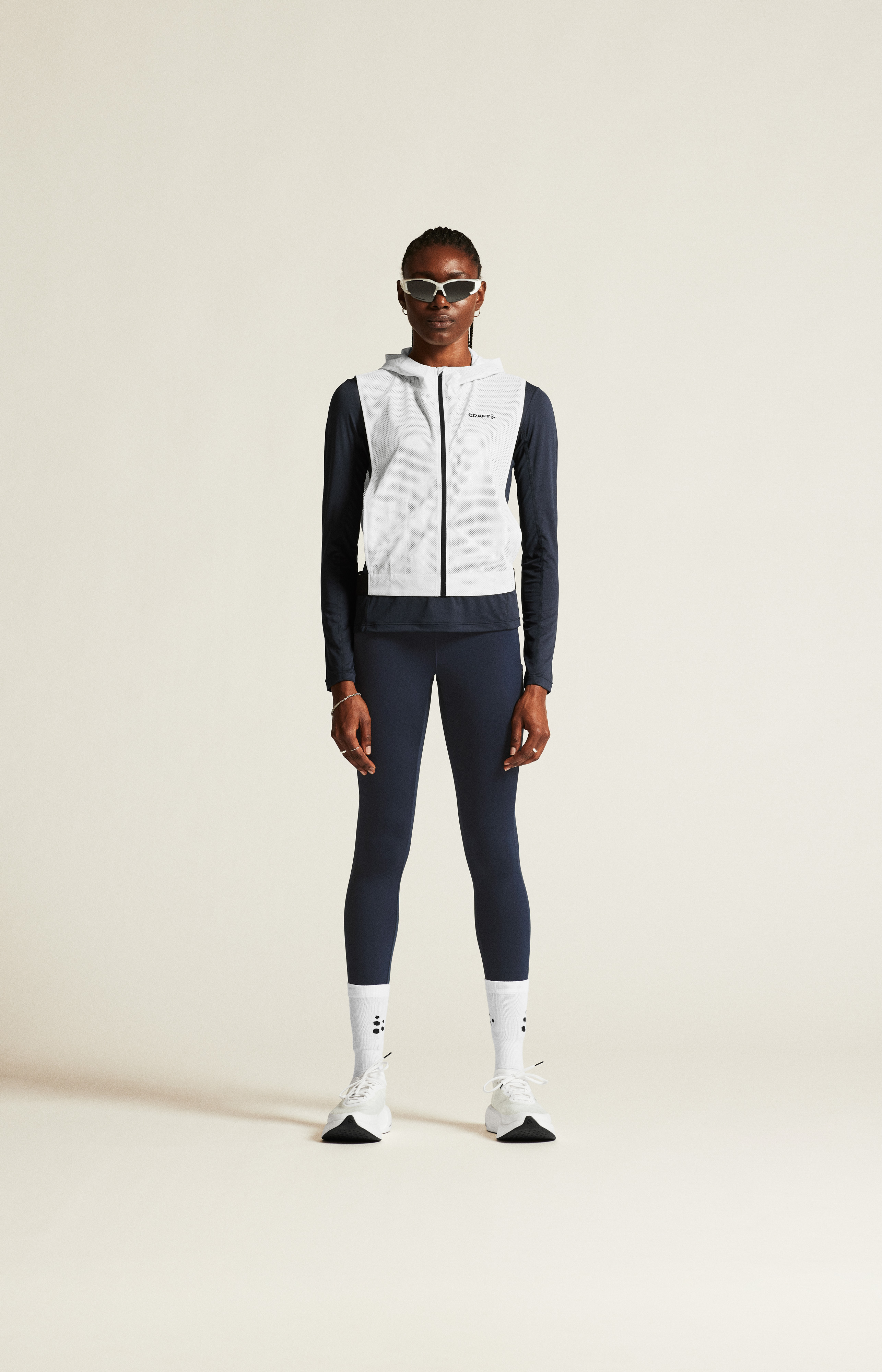 CRAFT - Training Tights - Female - S - Navy blue - Craft Sportswear ADV Essence High Waist Warm Tights W